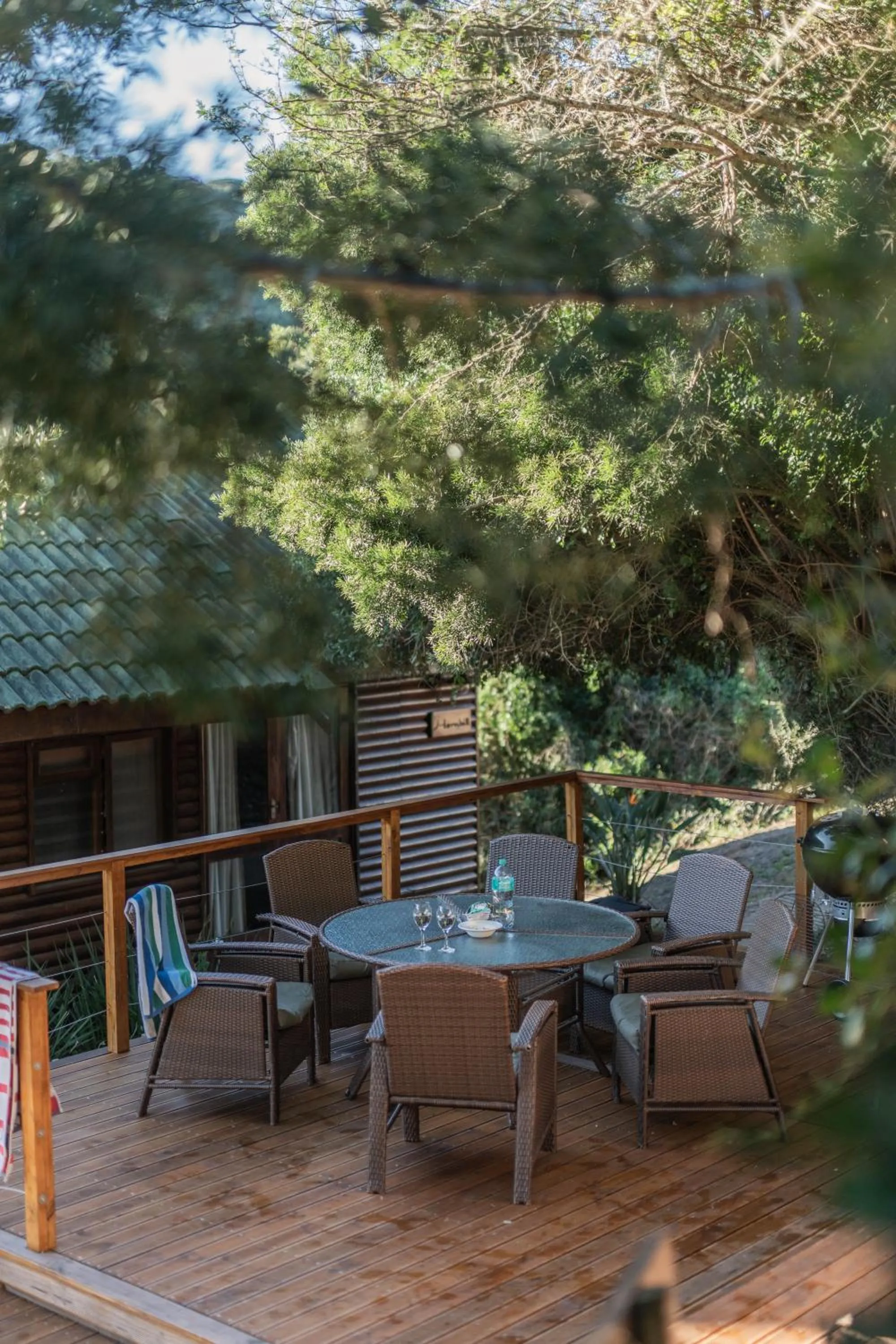 BBQ facilities in Thunzi Bush Lodge