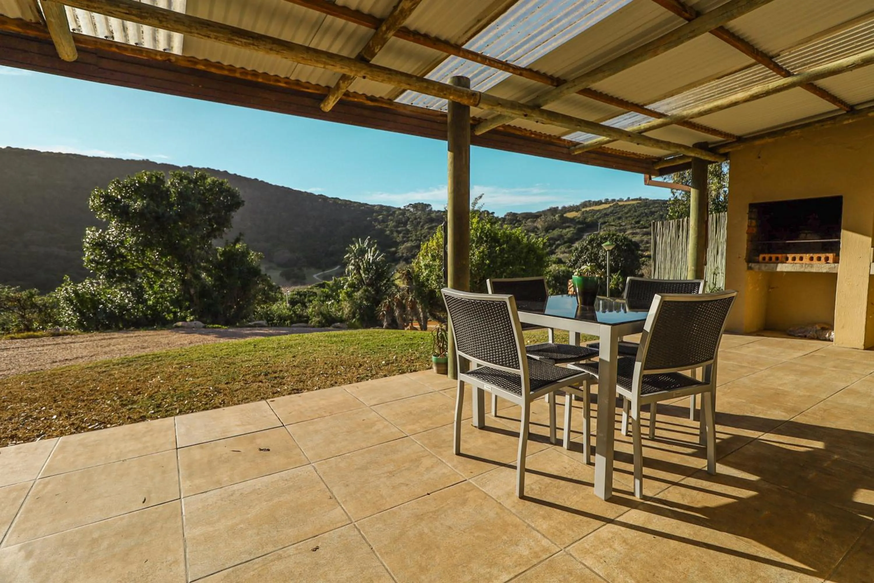 Patio in Thunzi Bush Lodge