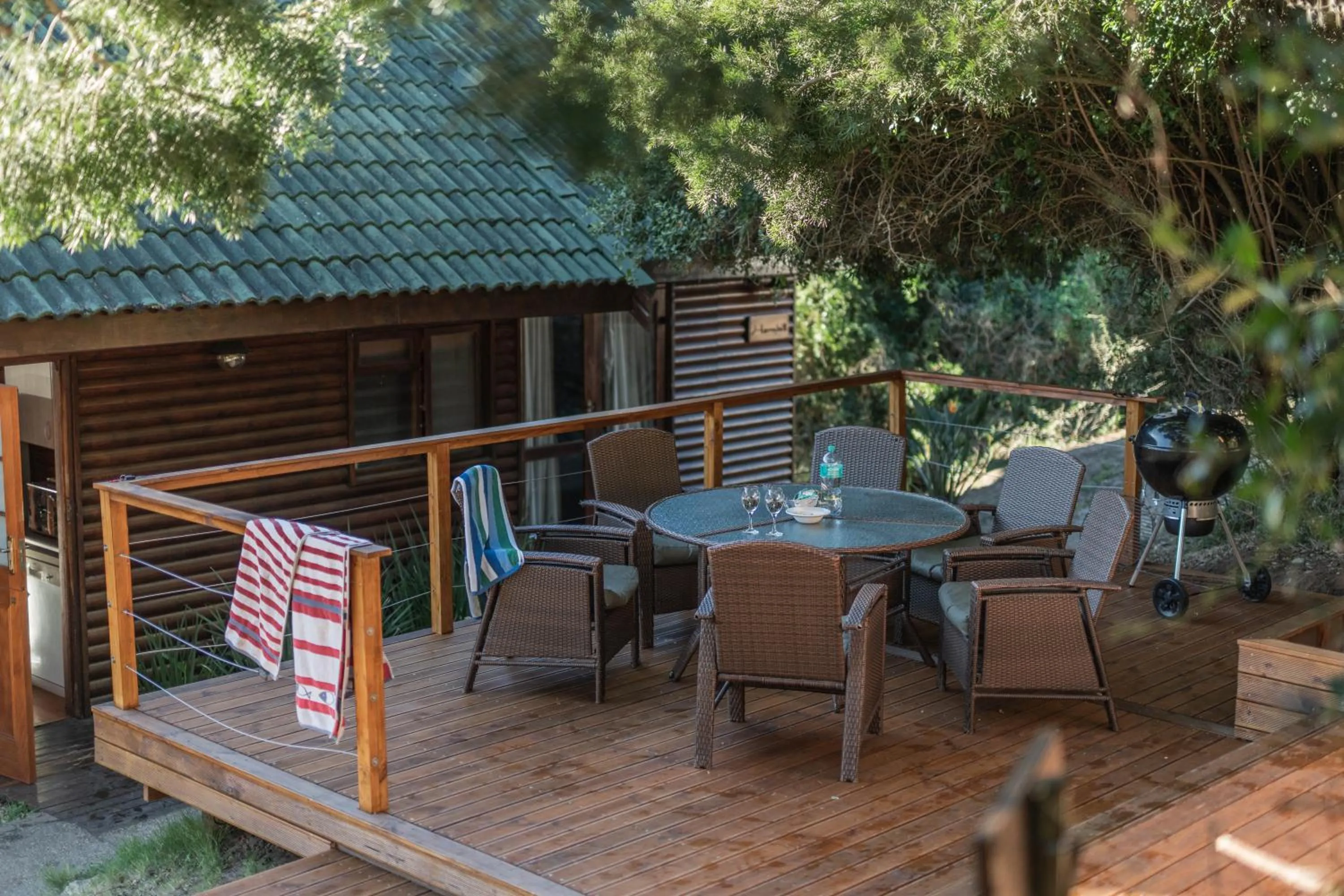 BBQ facilities in Thunzi Bush Lodge