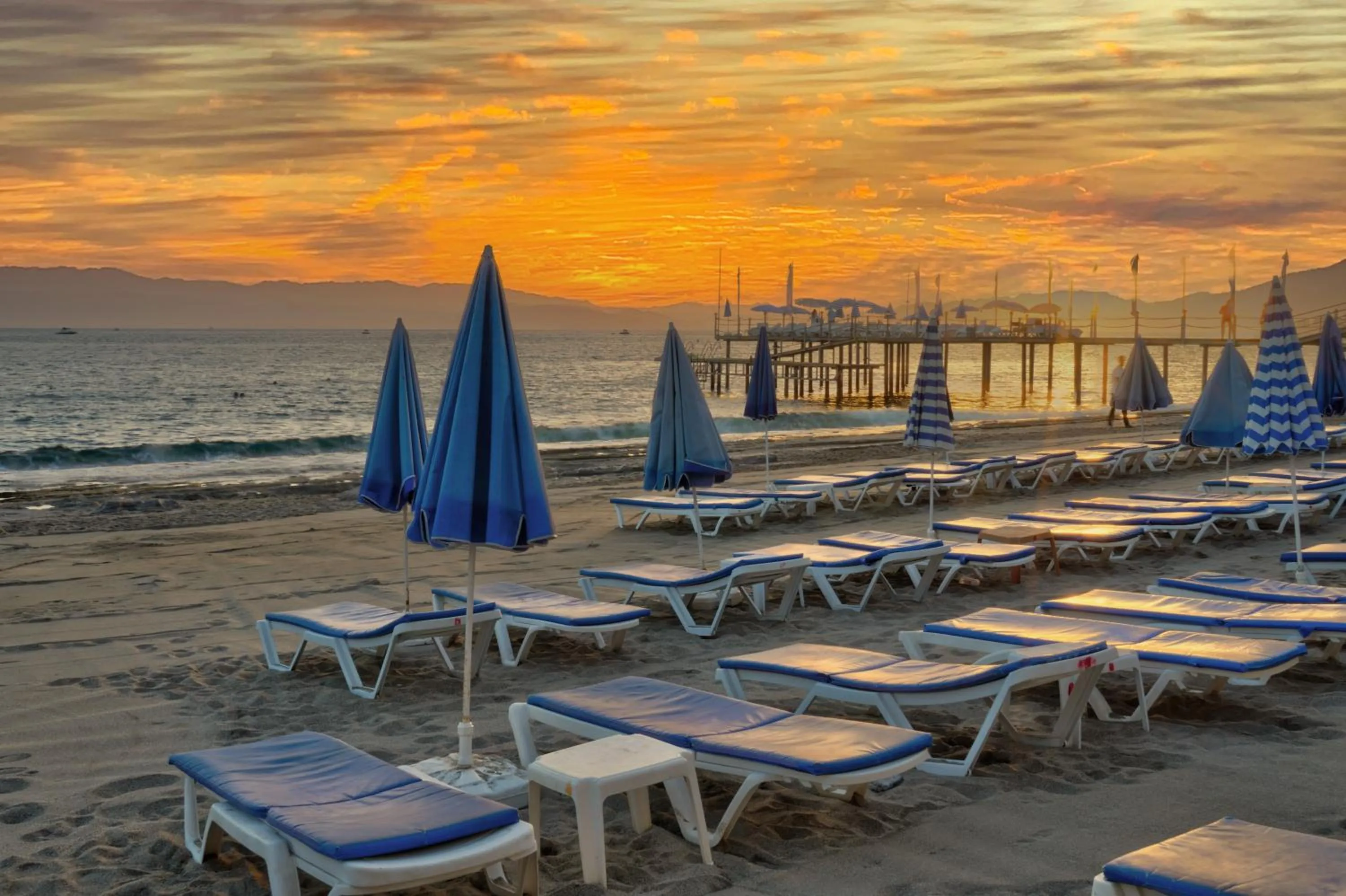 Beach in Blue Fish Hotel All Inclusive