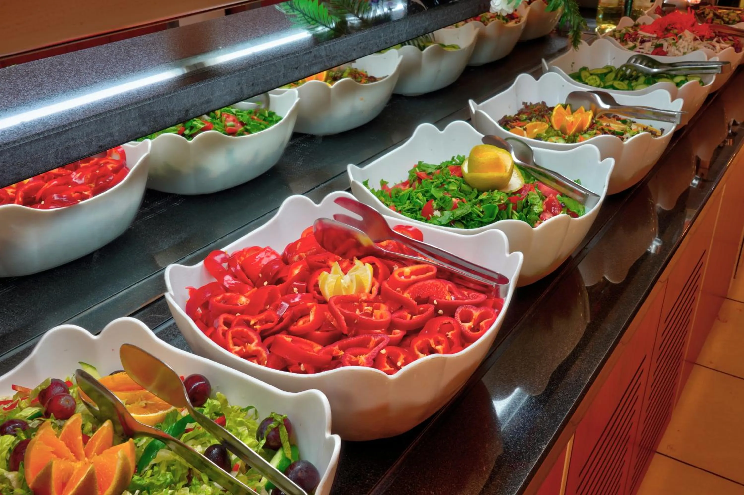 Food and drinks in Blue Fish Hotel All Inclusive