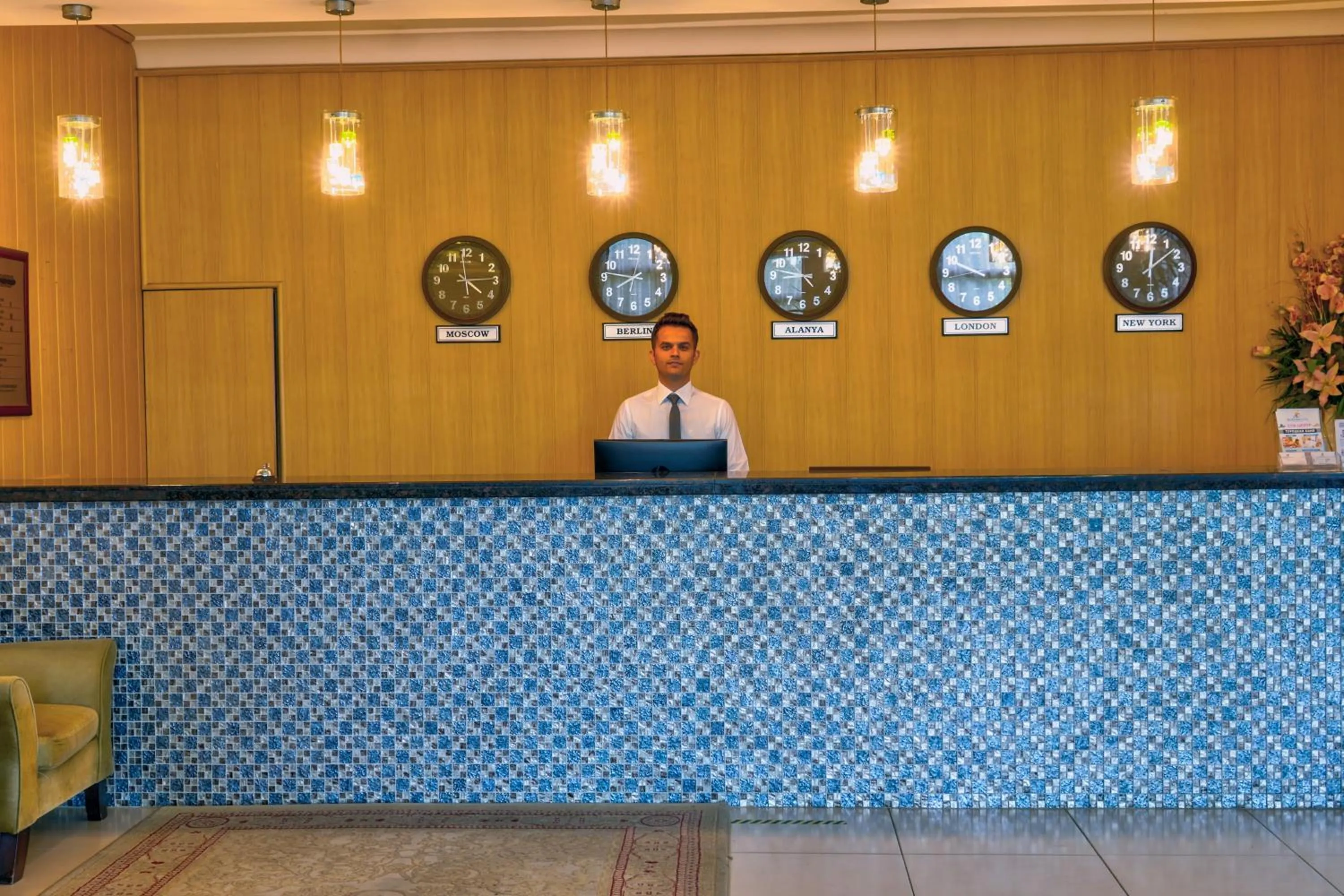 Staff in Blue Fish Hotel All Inclusive