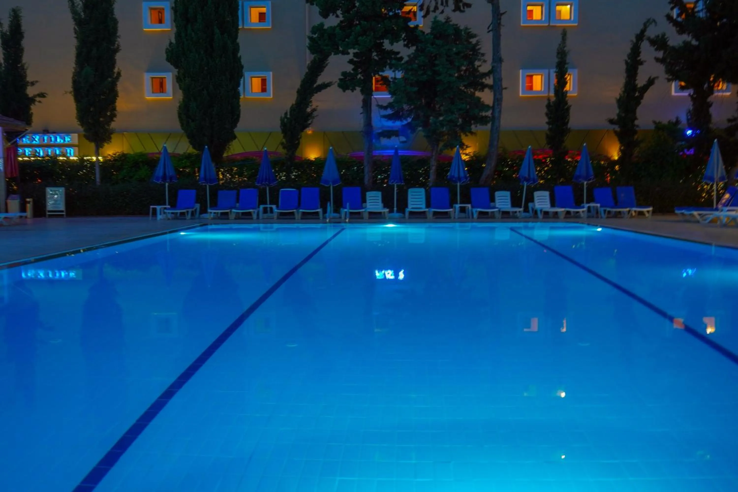 Pool view in Blue Fish Hotel All Inclusive