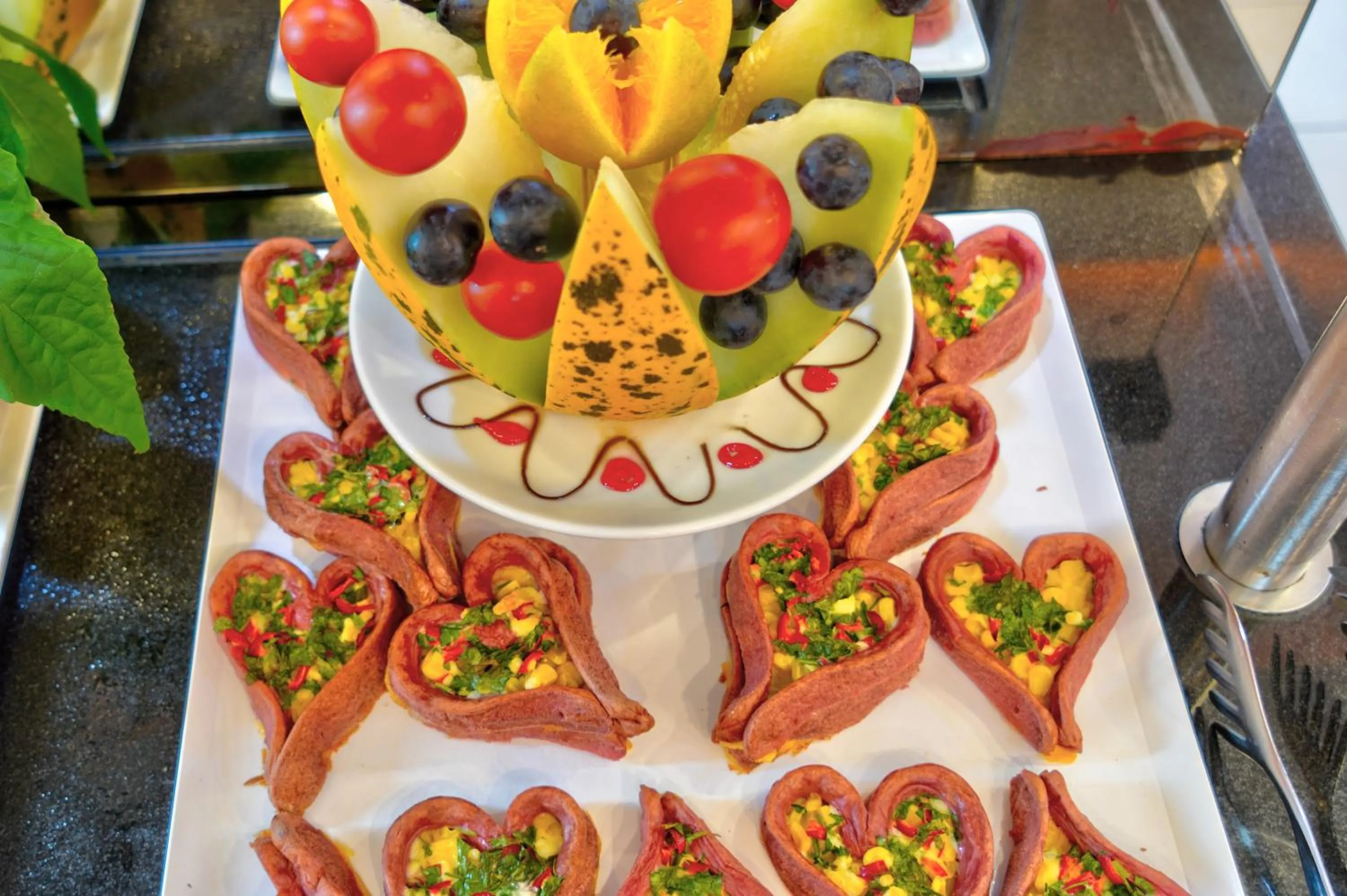 Food and drinks in Blue Fish Hotel All Inclusive