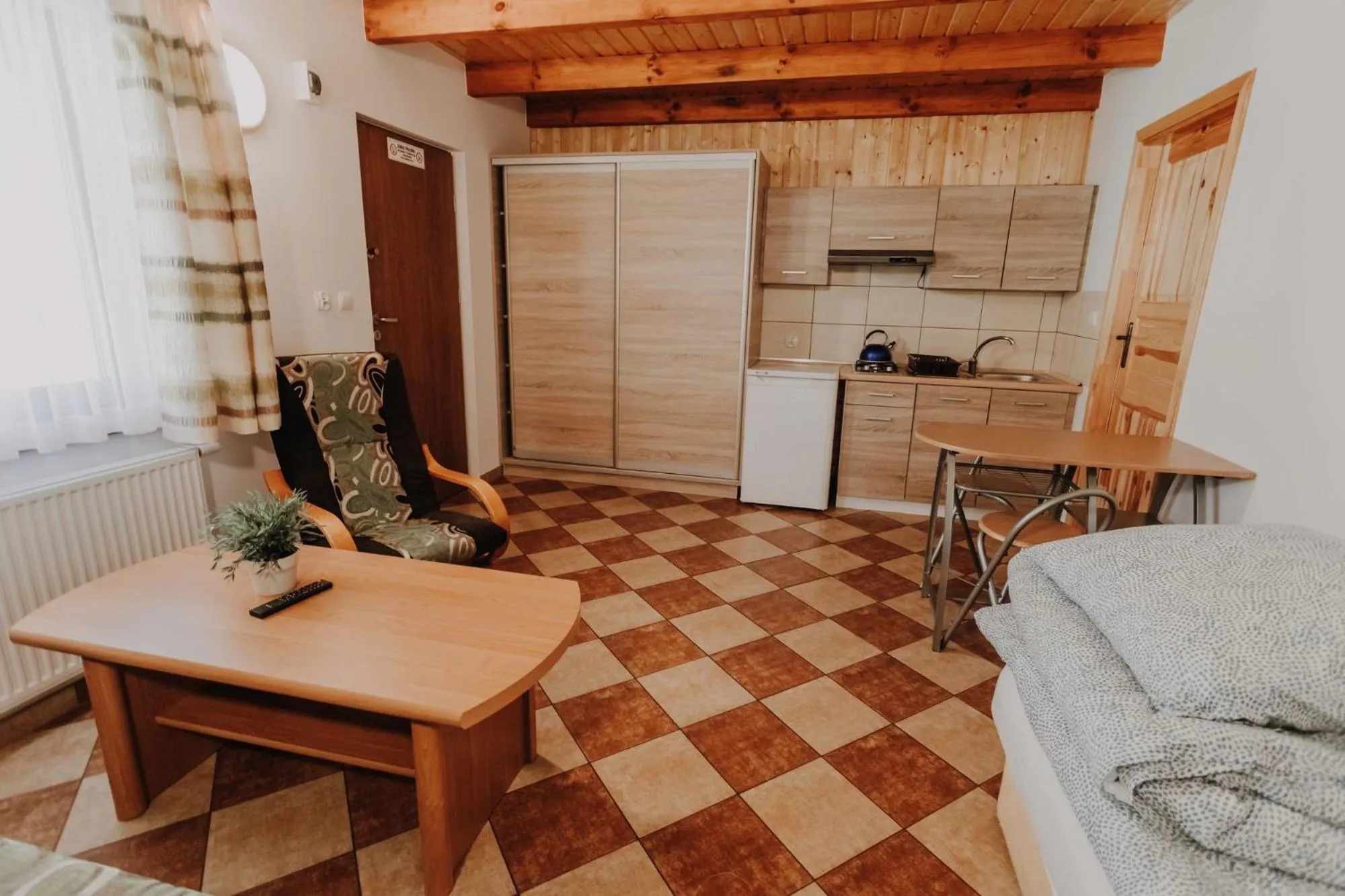 Kitchen or kitchenette in Domki Ania