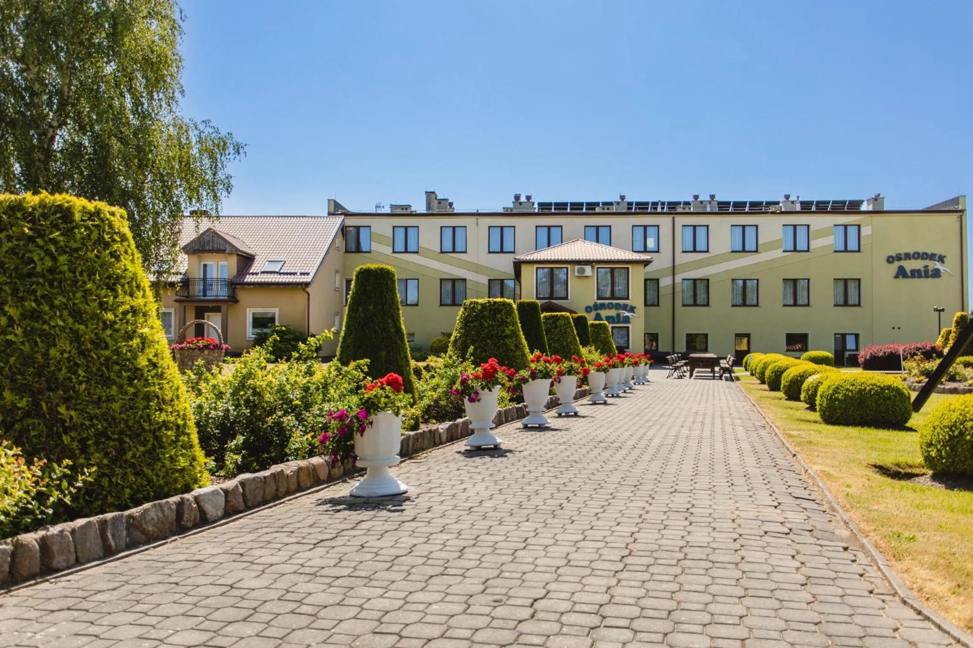 Garden view in Domki Ania