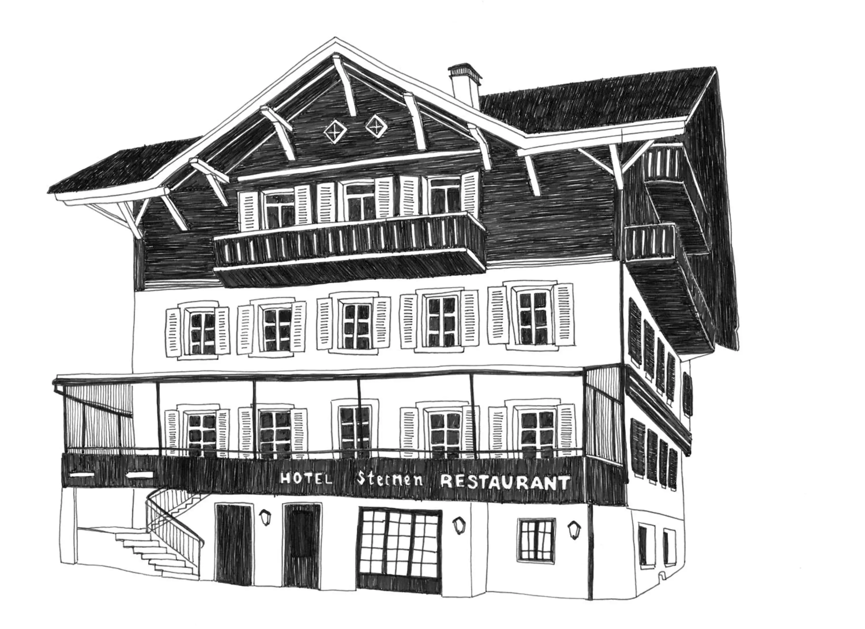 Property building in Hotel Sternen Property building in Hotel Sternen