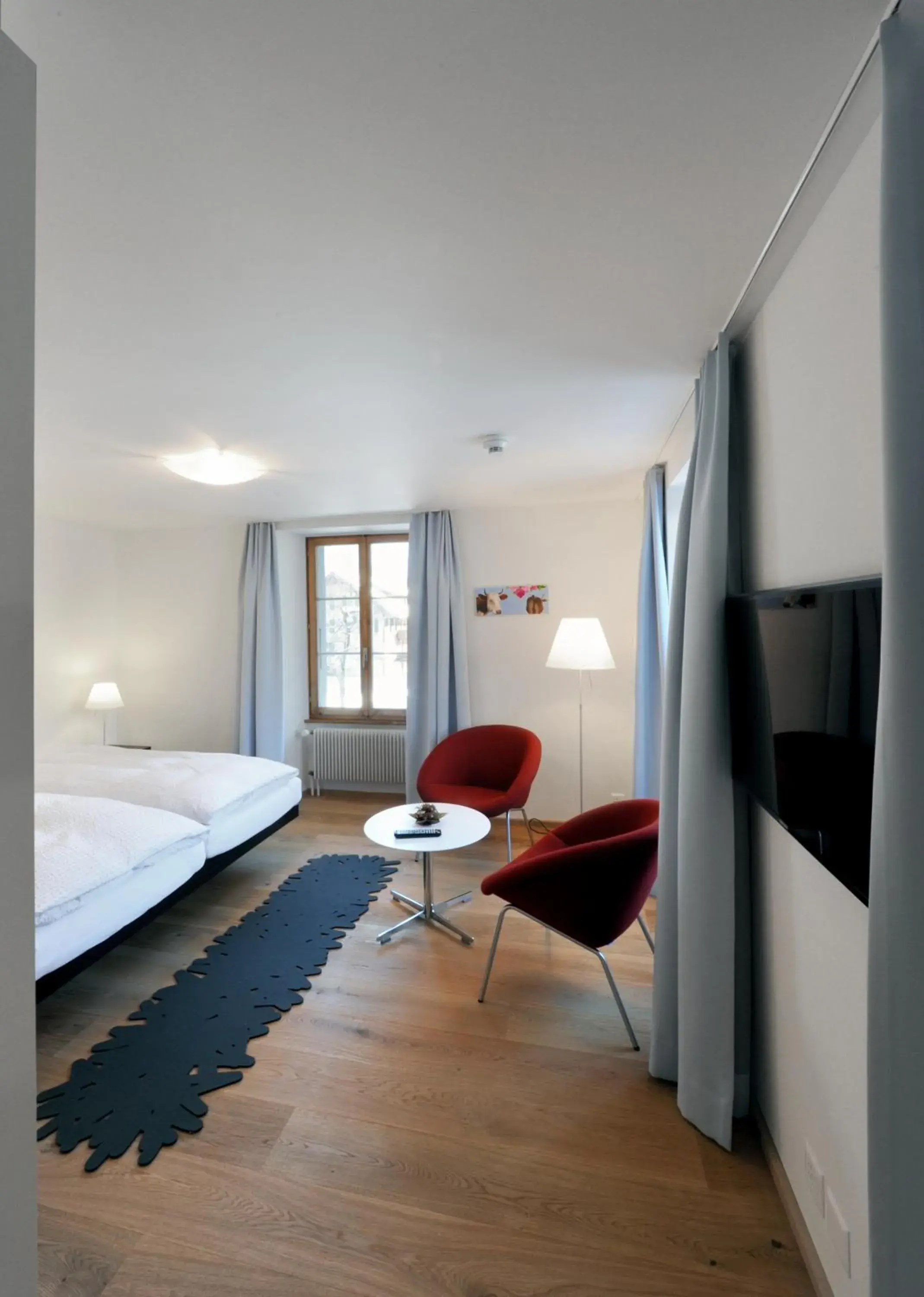 Bed in Hotel Sternen Bed in Hotel Sternen