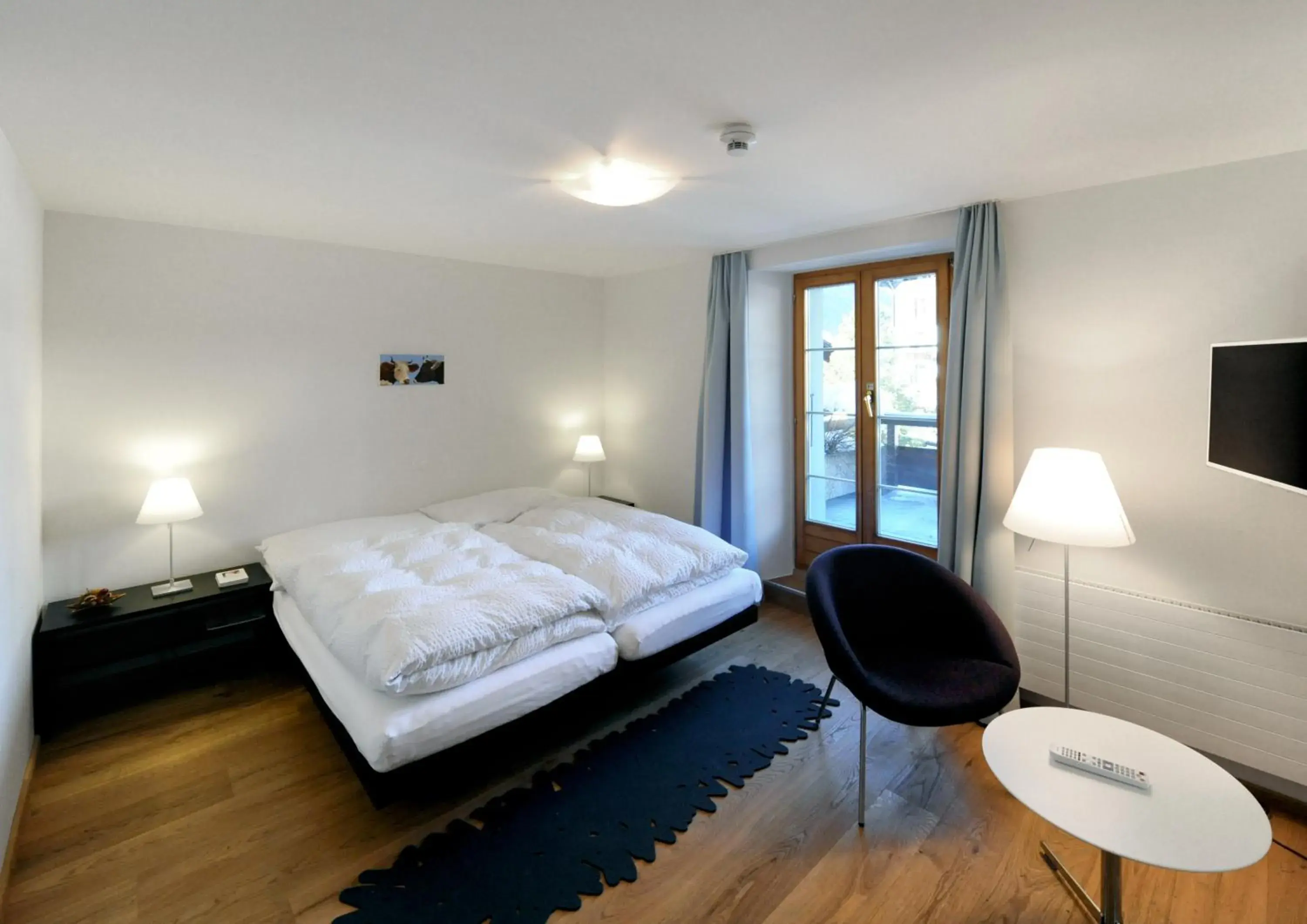 Bed in Hotel Sternen Bed in Hotel Sternen