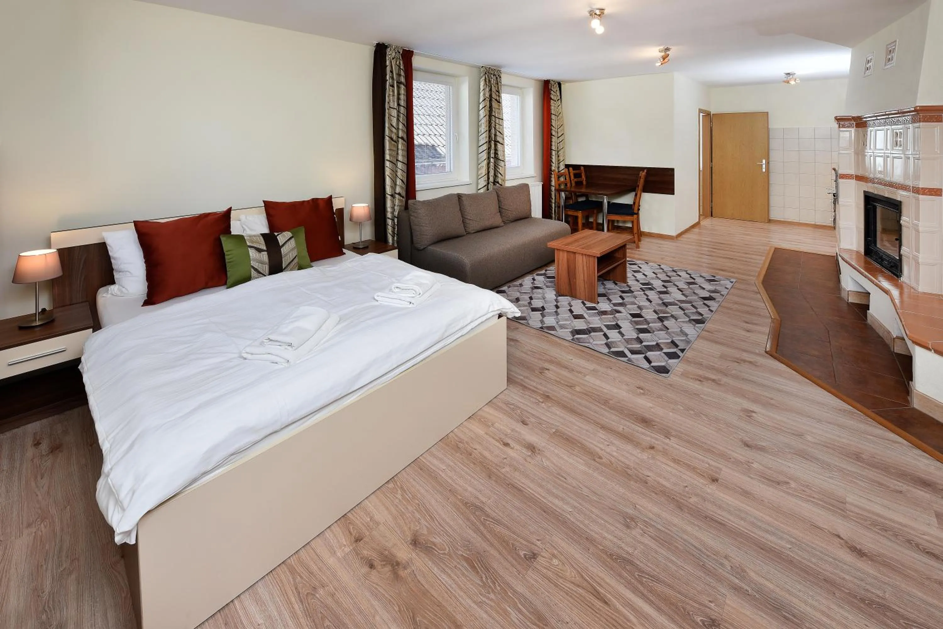 Living room, Bed in APLEND Vila Júlia