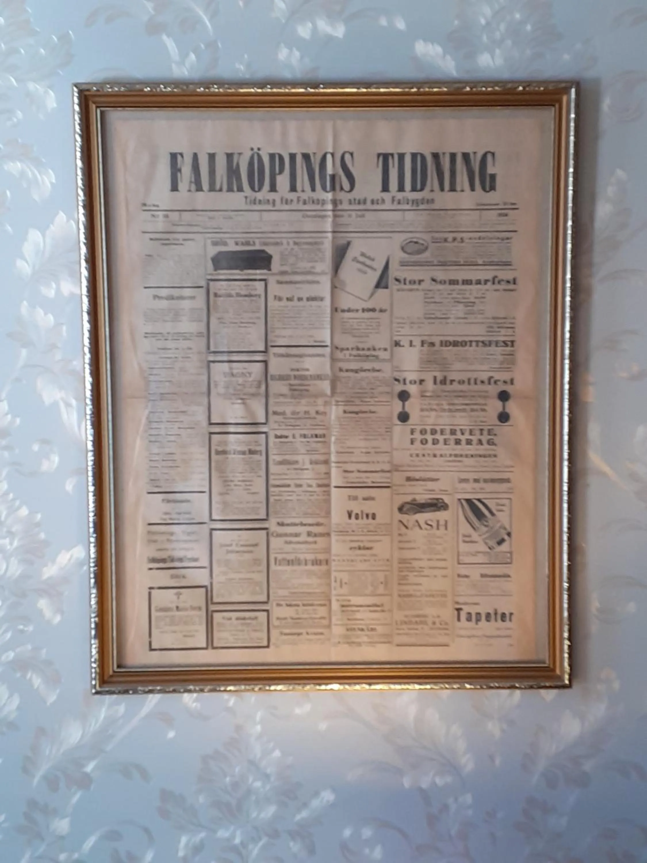 Decorative detail in Hotell S:t Olof