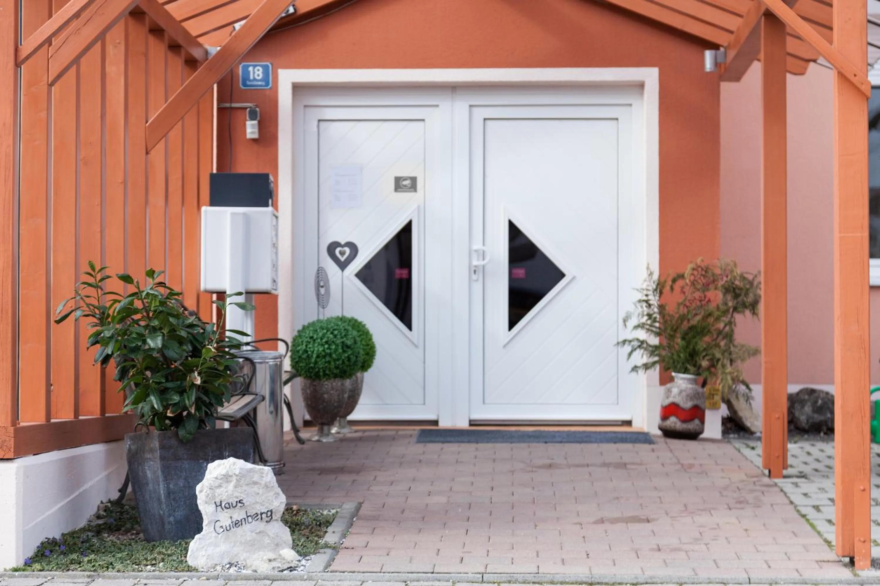 Property building in Hotel Garni Haus zum Gutenberg