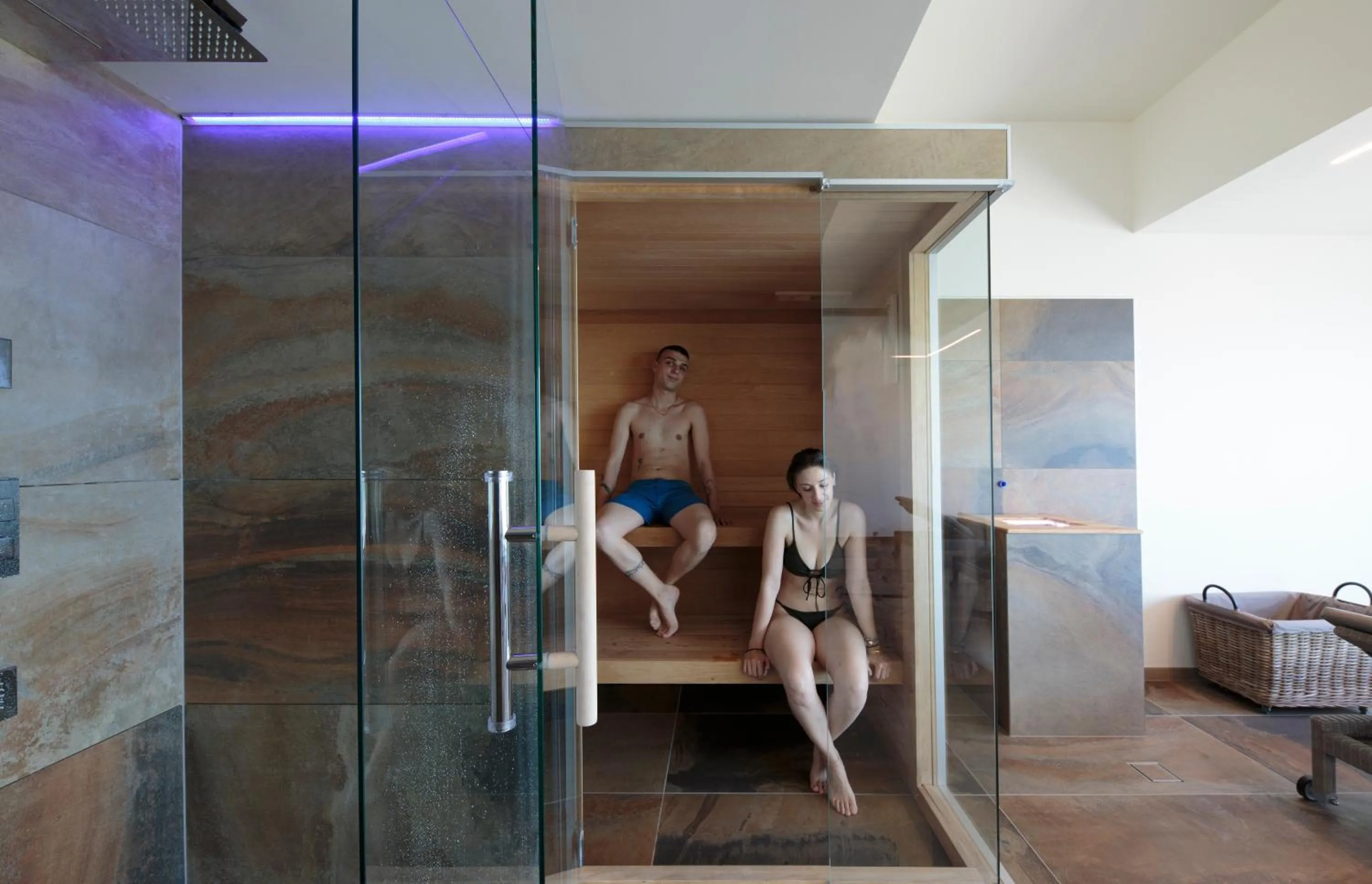 Sauna in Hotel Ariston