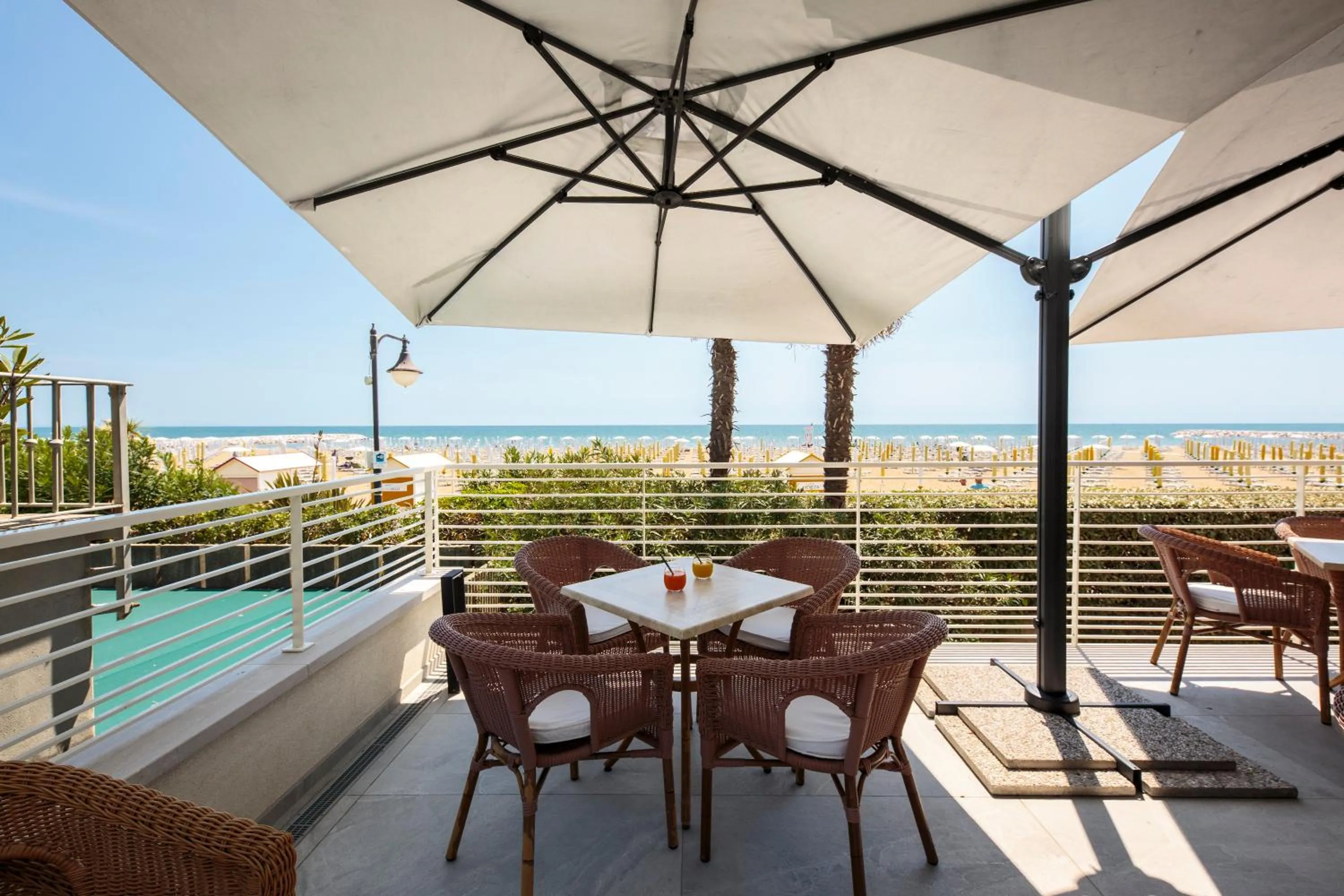 Balcony/Terrace in Hotel Ariston