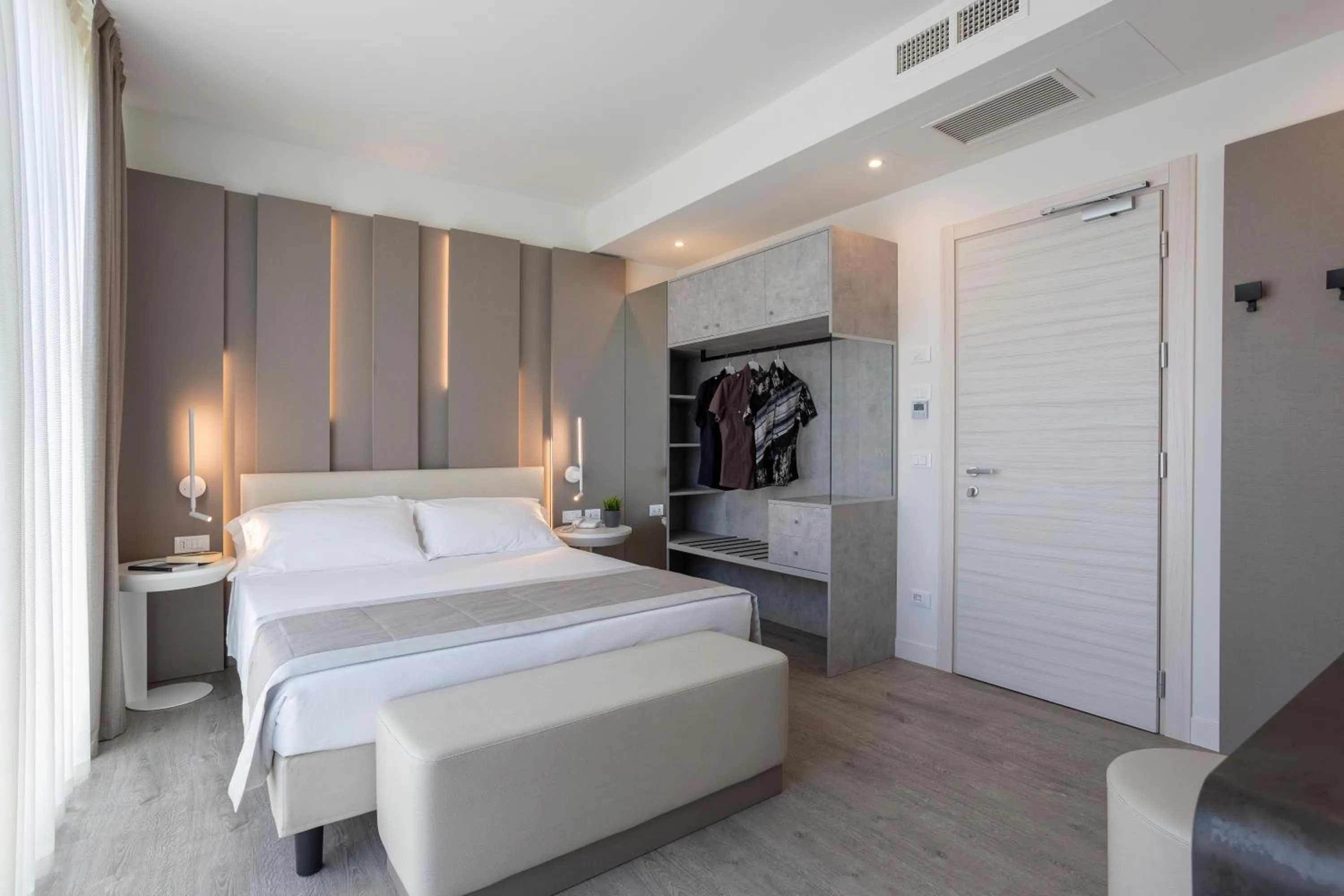 Bed in Hotel Doriana