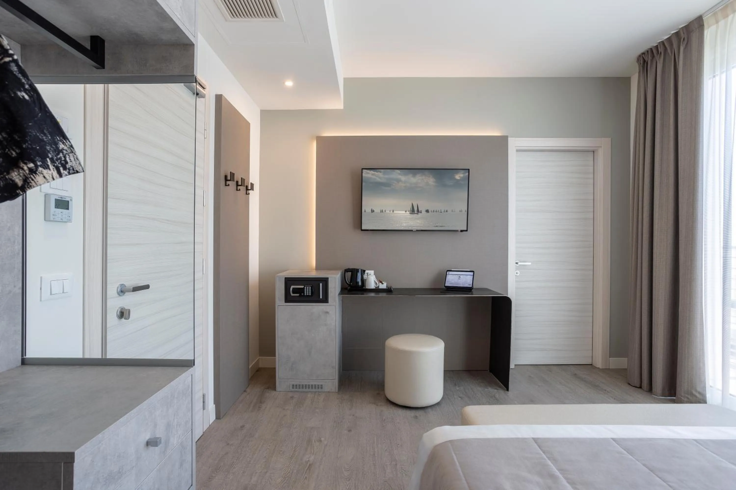 Bed in Hotel Doriana