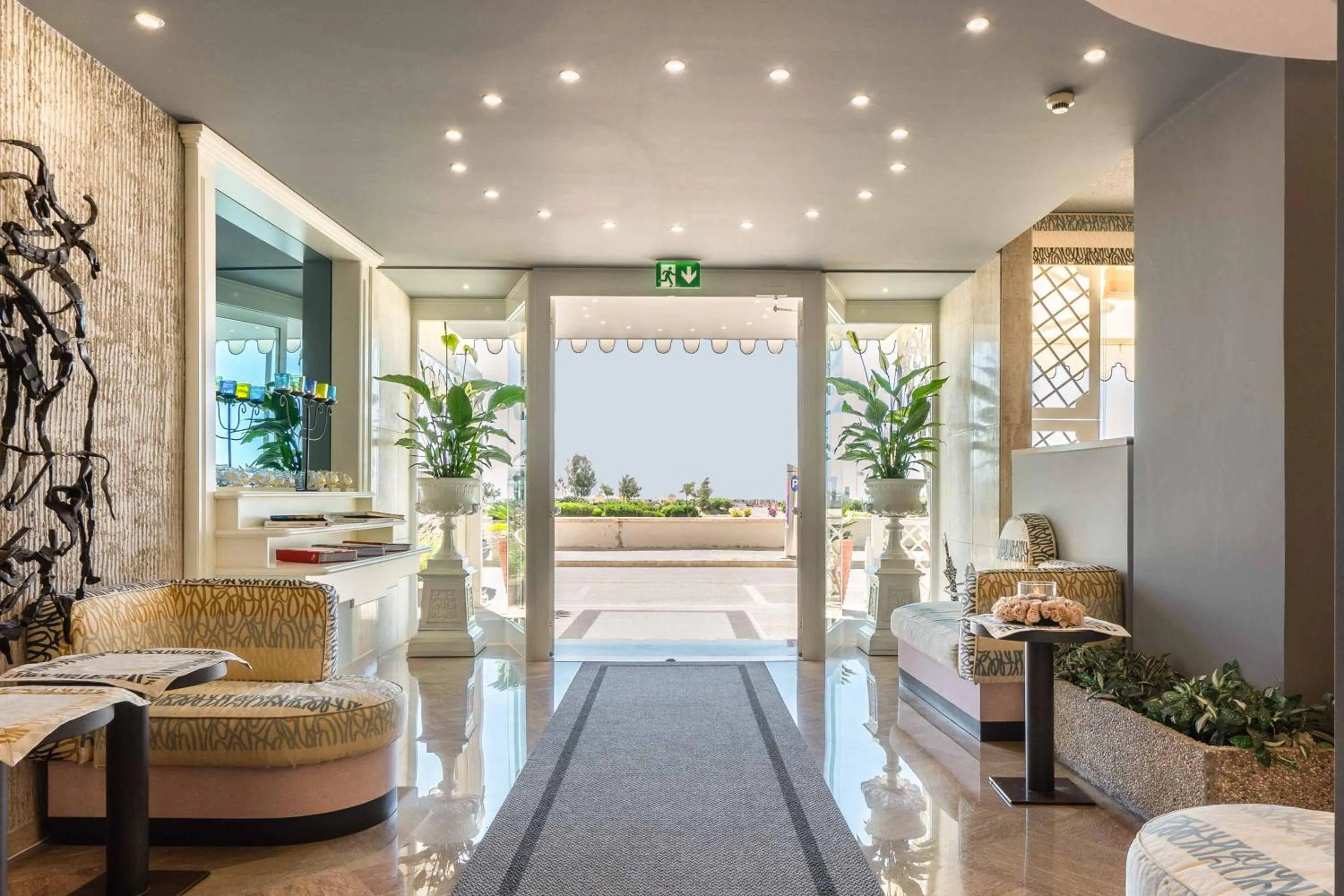Lobby or reception in Hotel Doriana
