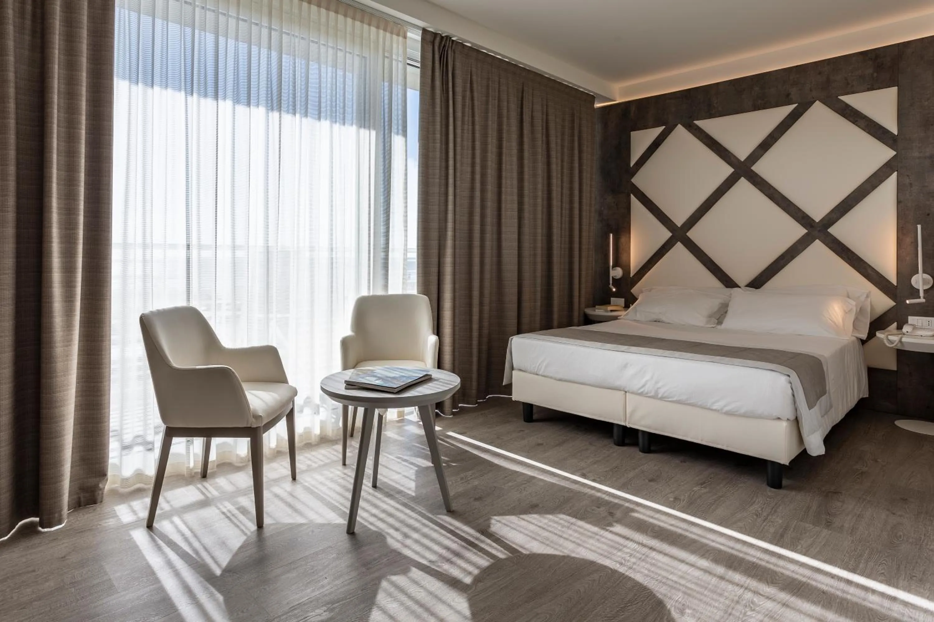 Bed in Hotel Doriana