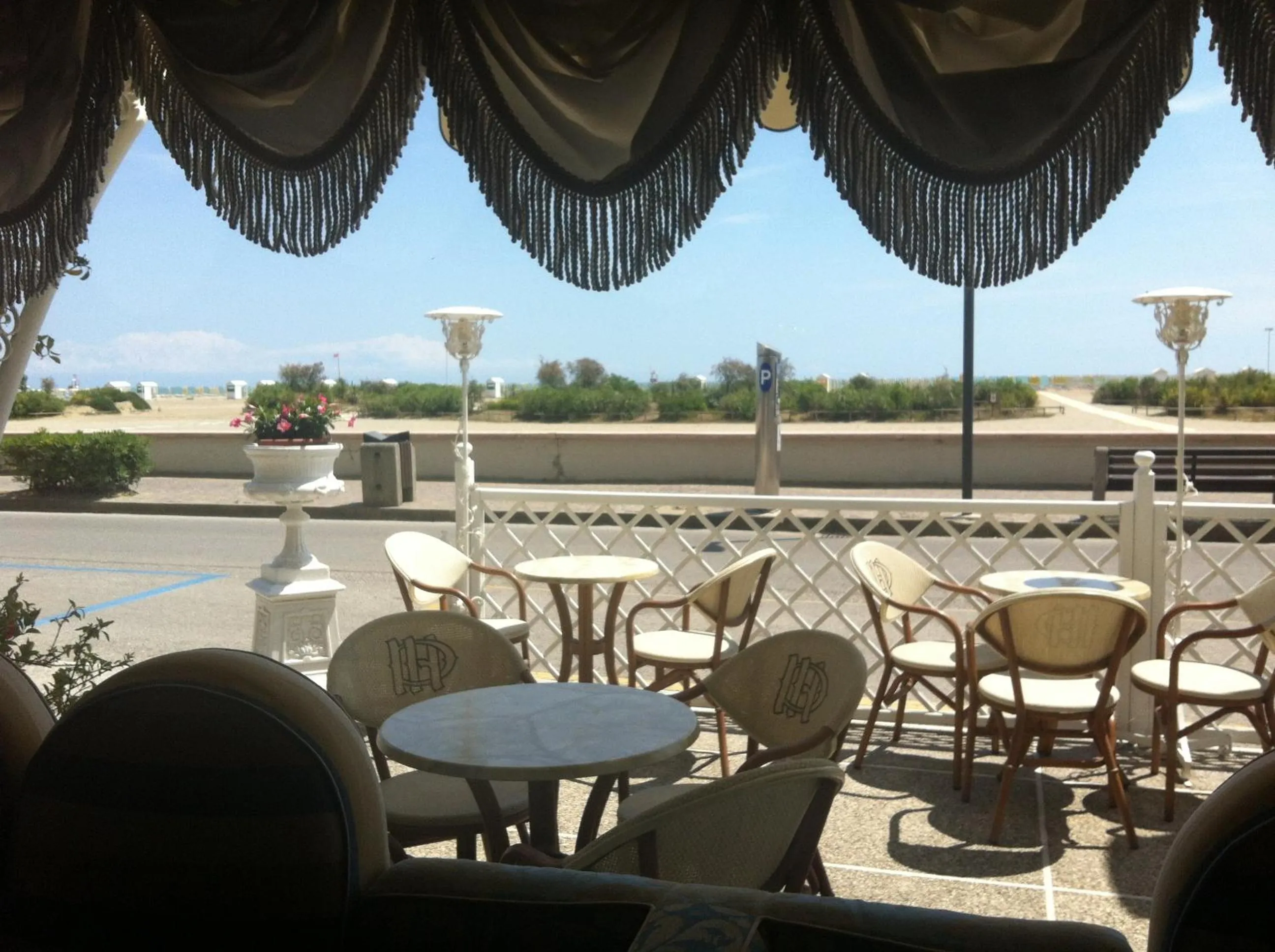 Patio in Hotel Doriana