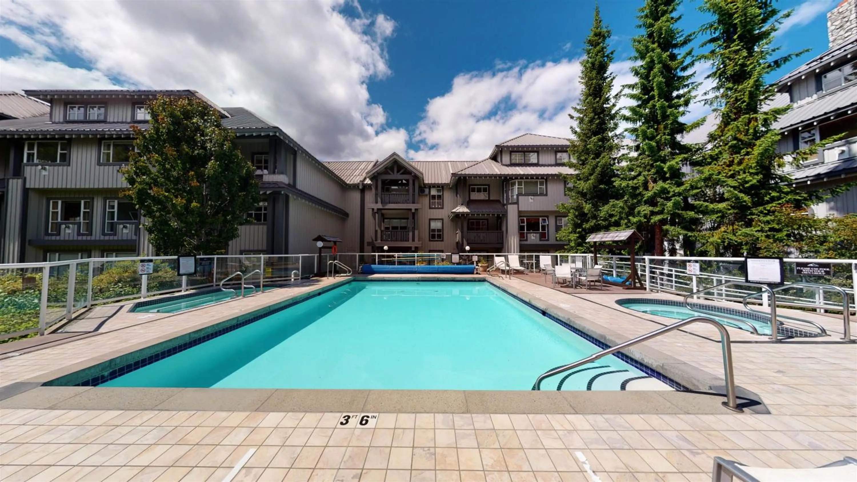 Swimming pool in Bright Suite at Ski In/Out Glacier Lodge!