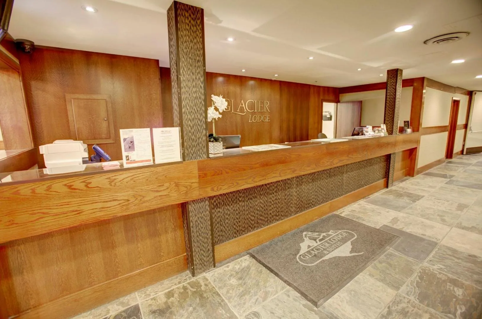 Facade/entrance in Bright Suite at Ski In/Out Glacier Lodge!