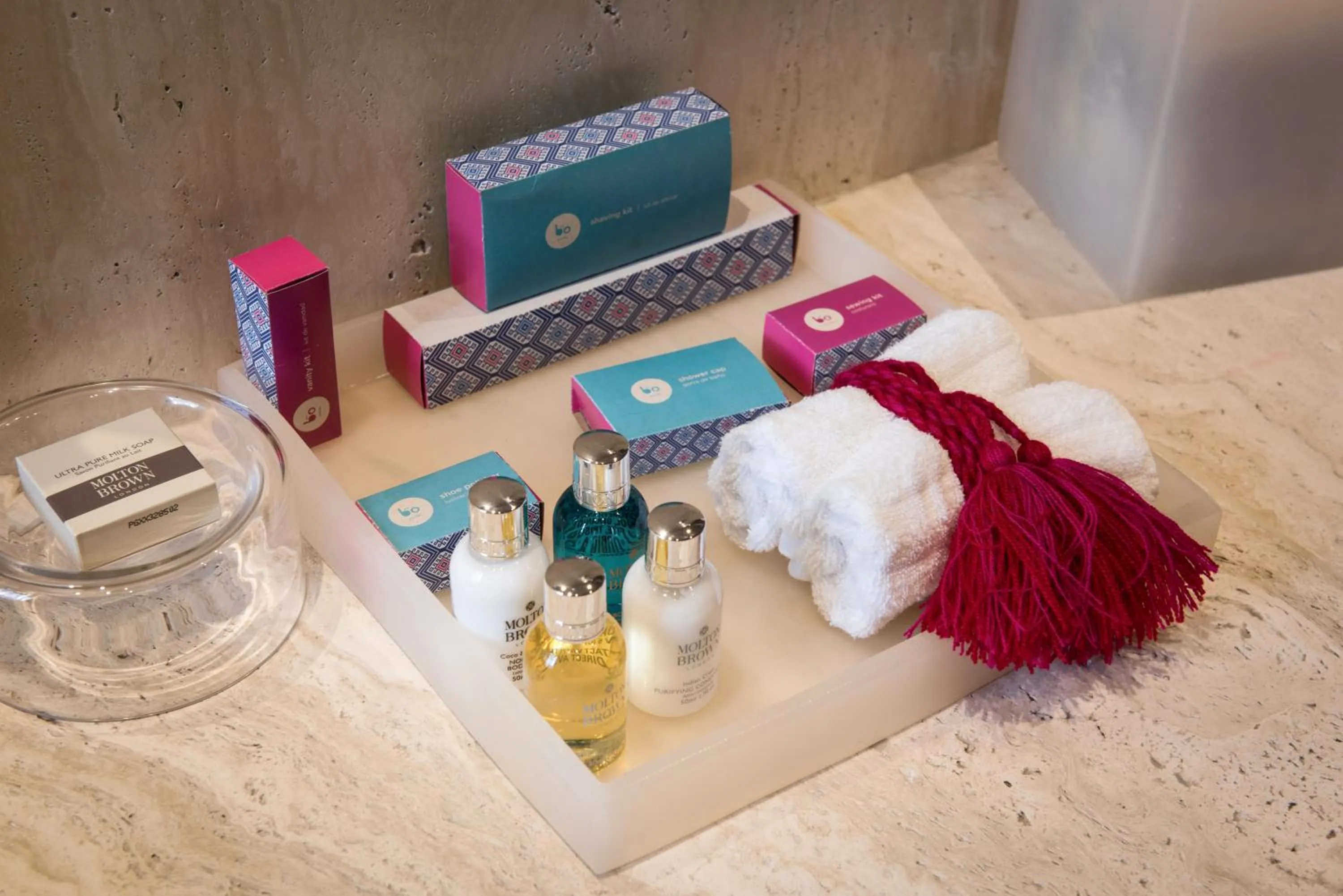 Decorative detail in Hotel Bo