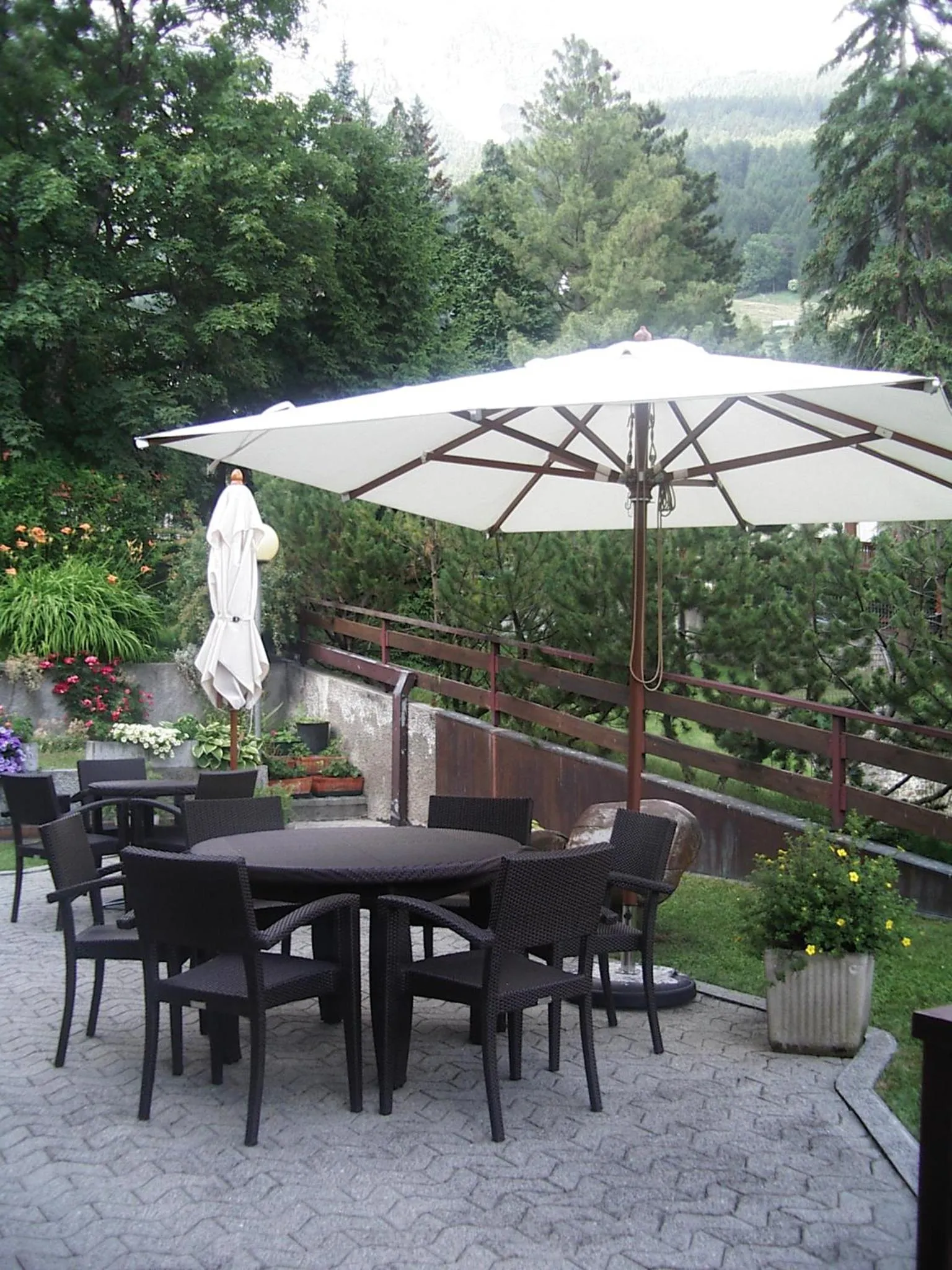 Patio in Hotel Terme