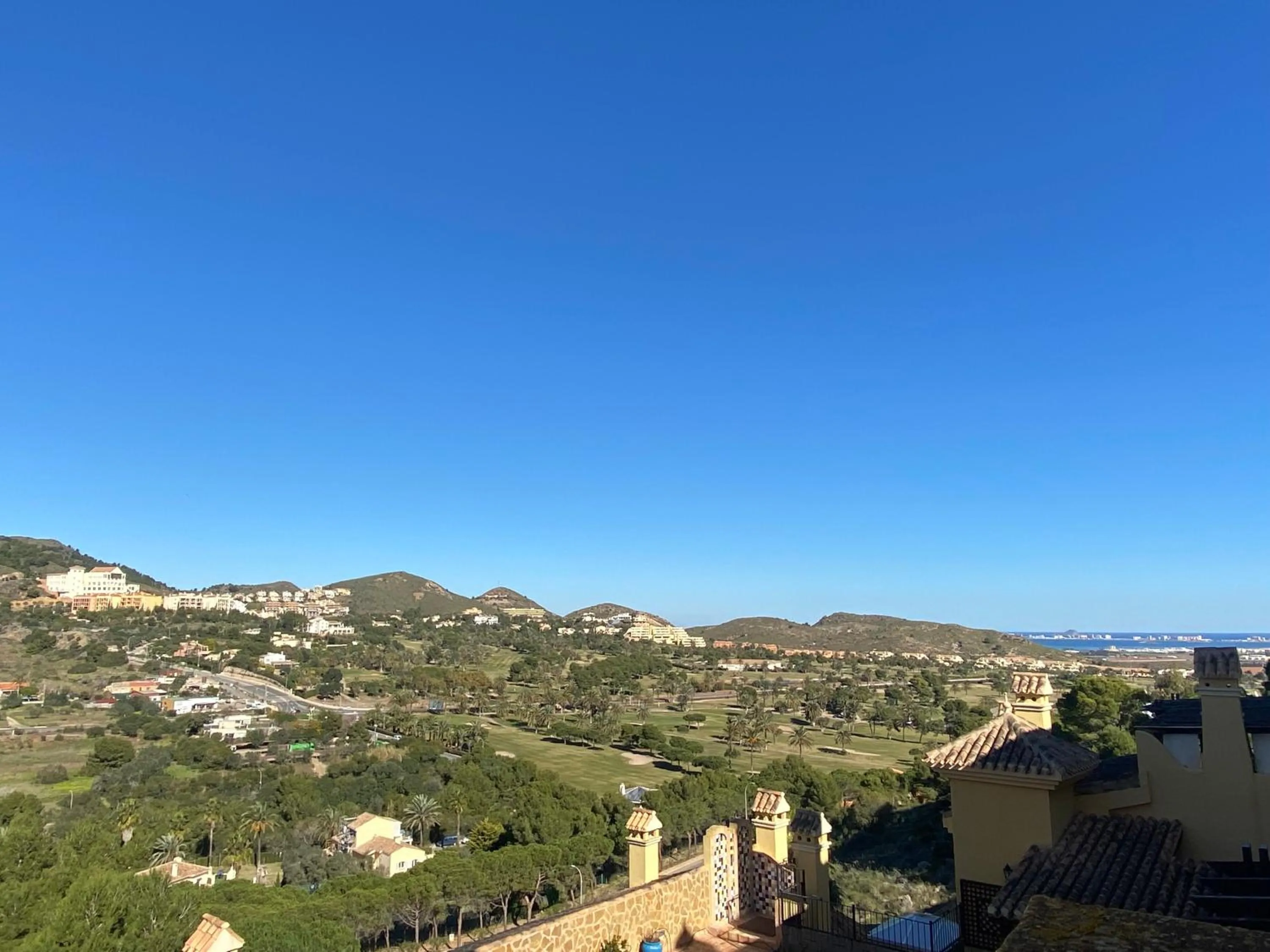 Mountain view in Montemares Golf Luxury Villas & Apartments at La Manga Club