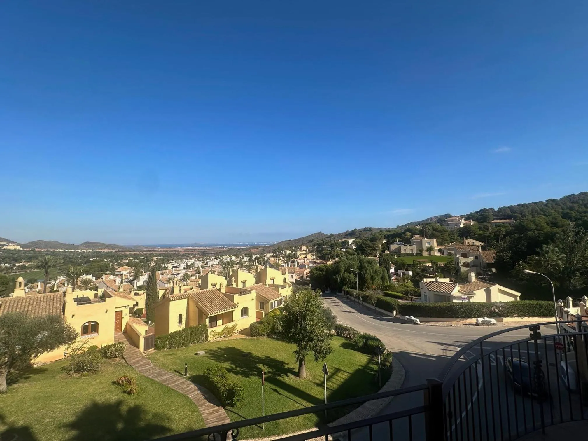 Mountain view in Montemares Golf Luxury Villas & Apartments at La Manga Club