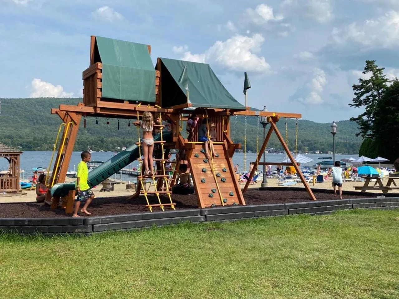 Children play ground in Marine Village Resort