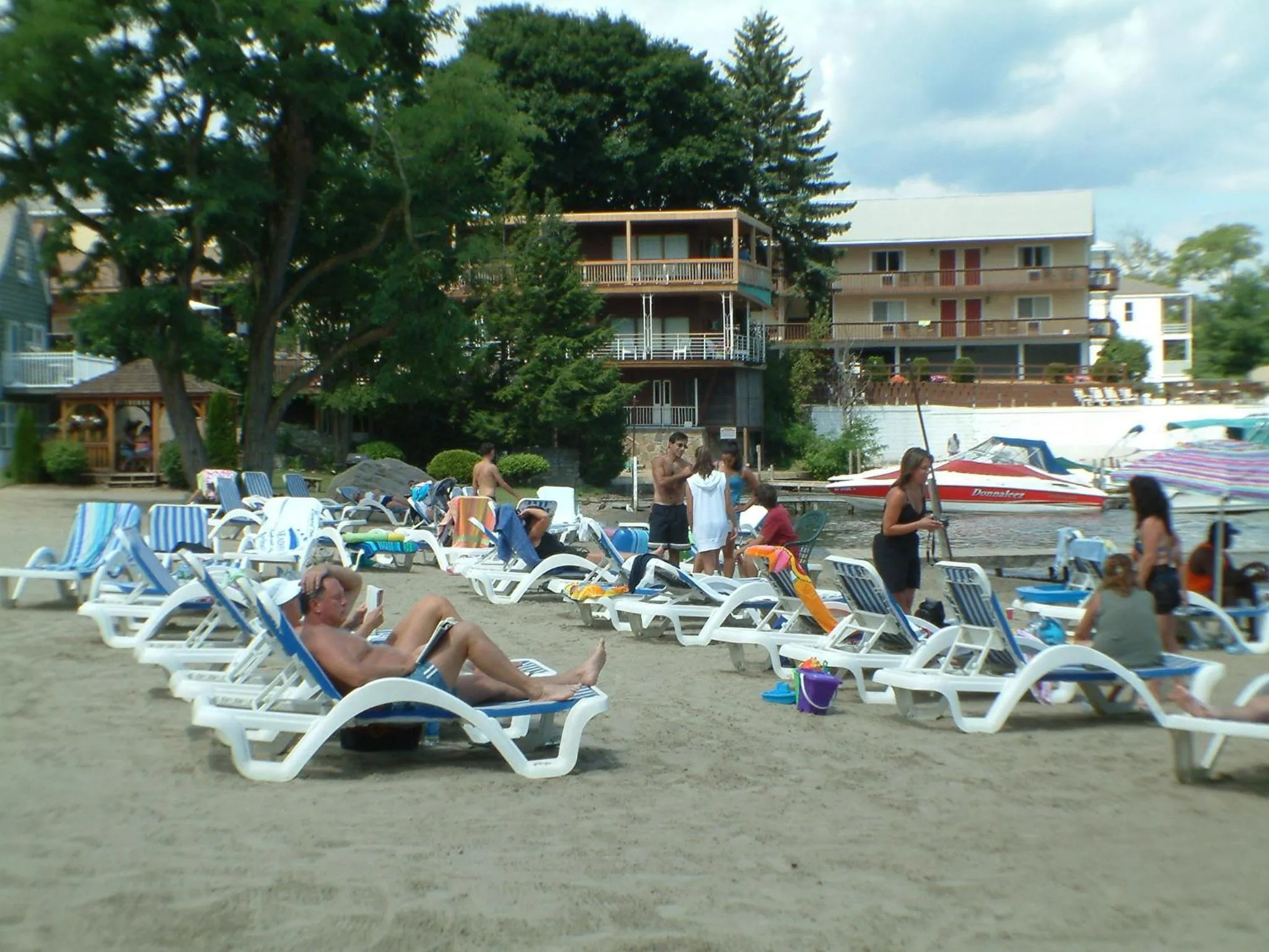 People in Marine Village Resort