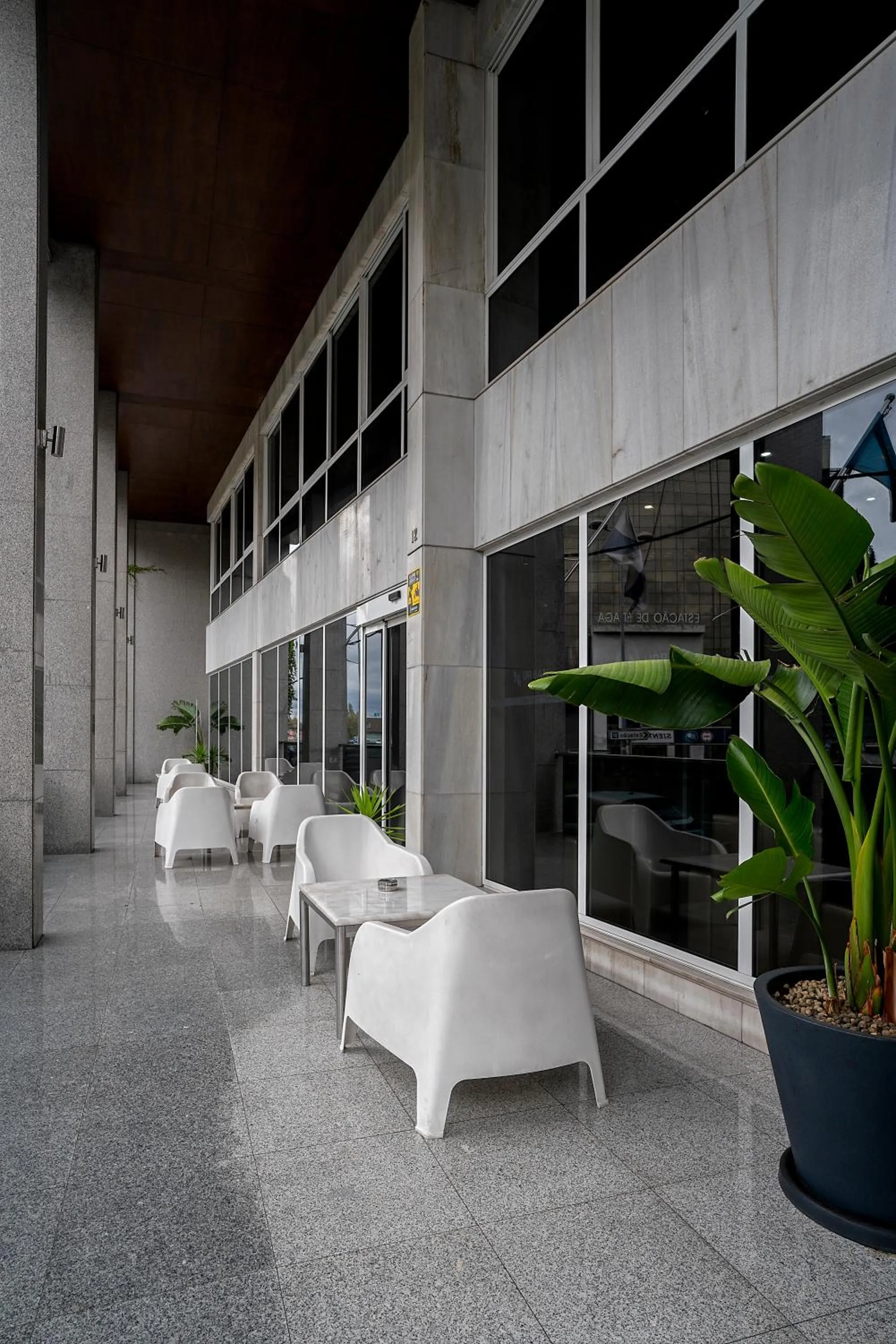 Patio in Hotel Estacão - Braga