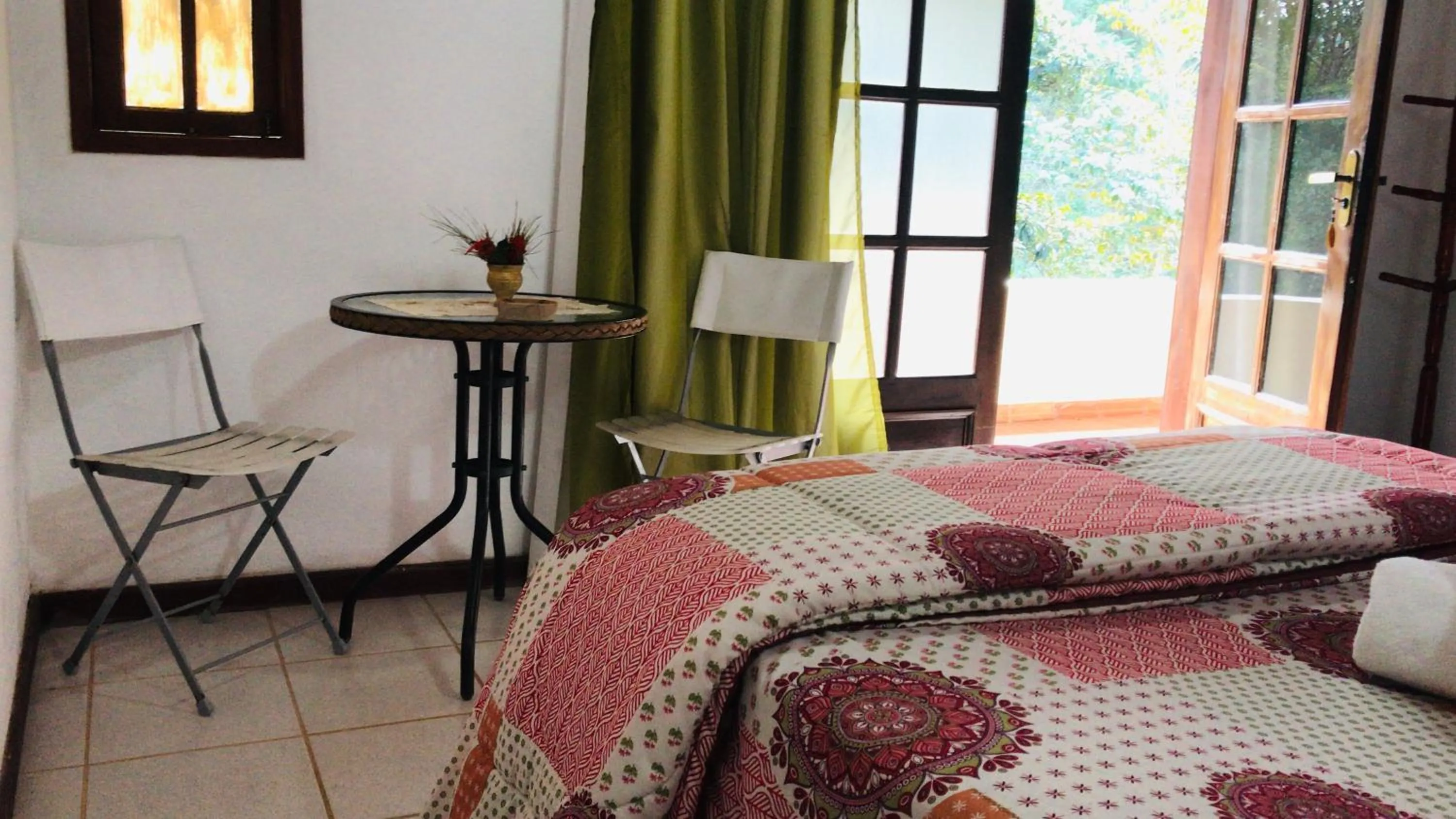 Bed in Pousada Cabanas da Serra Lumiar