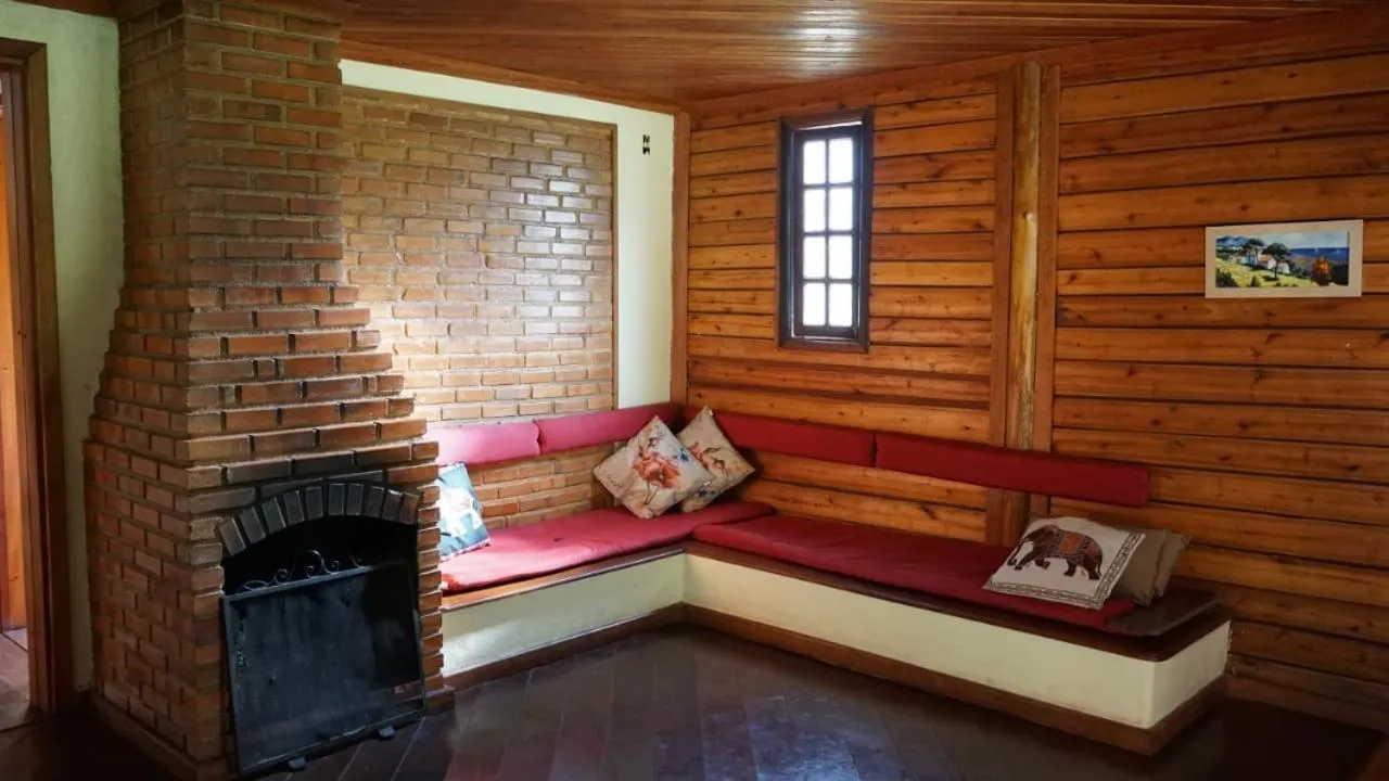 Living room in Pousada Cabanas da Serra Lumiar