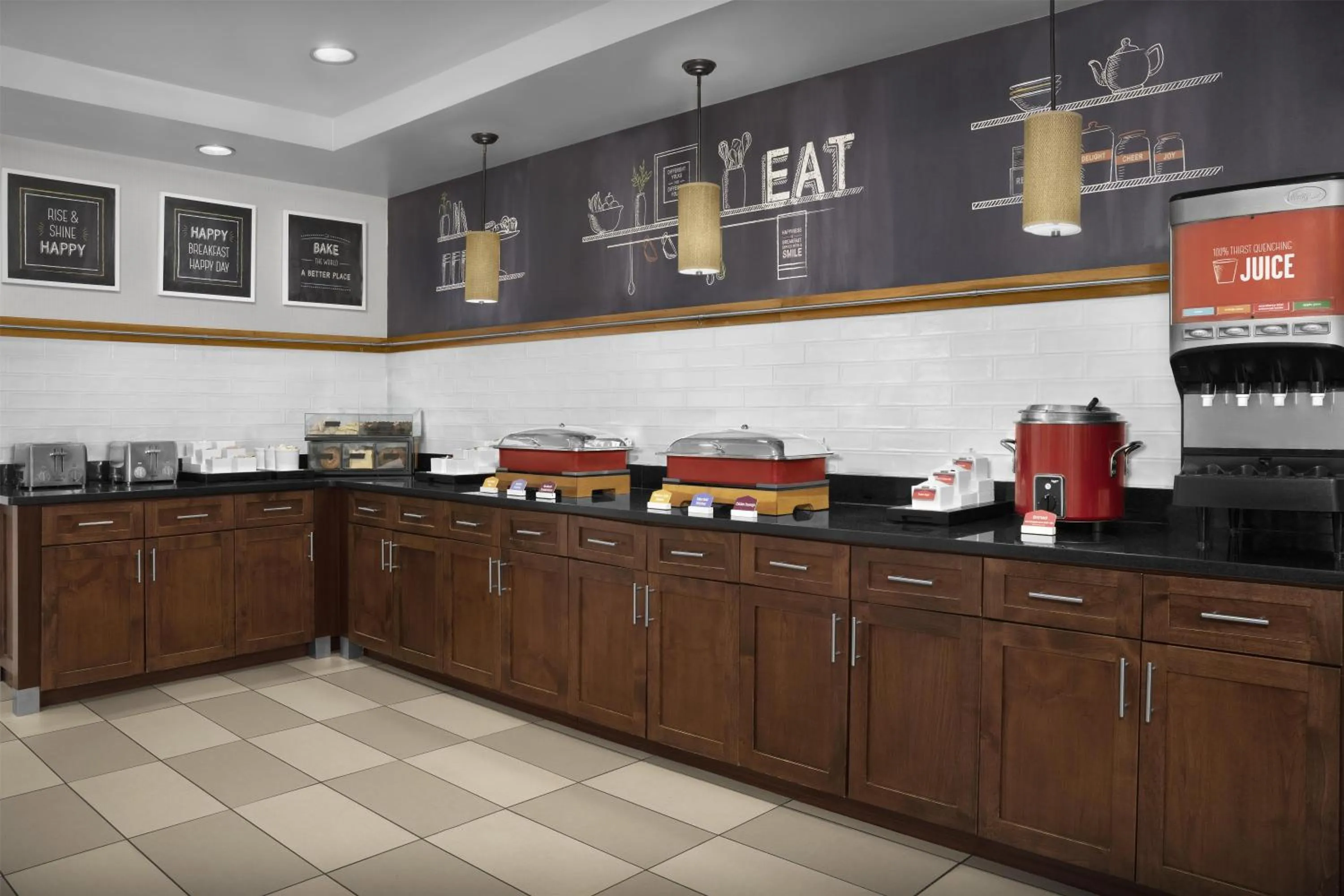 Breakfast in Hampton Inn & Suites Ocean City Bayfront-Convention Center