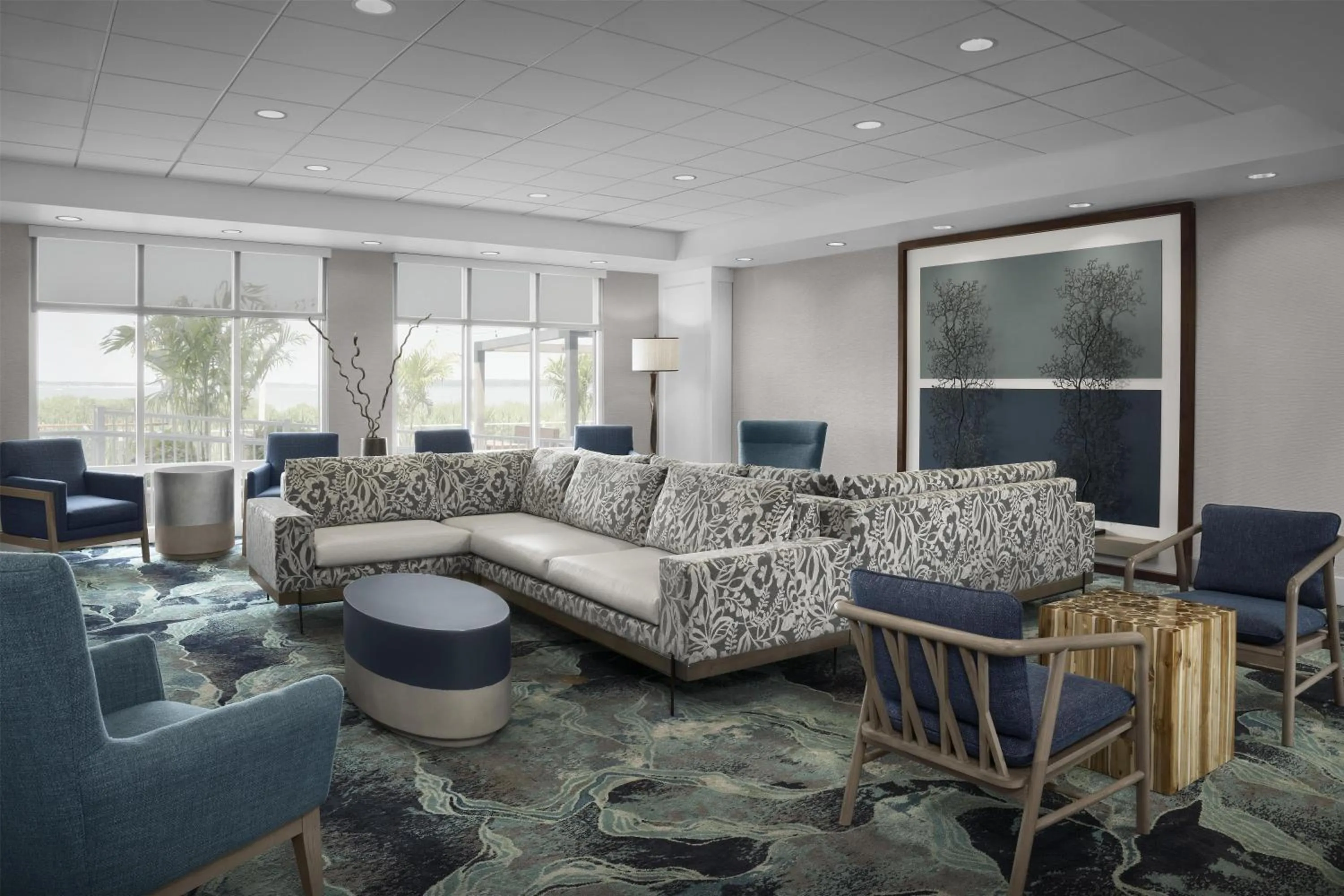 Lobby or reception in Hampton Inn & Suites Ocean City Bayfront-Convention Center