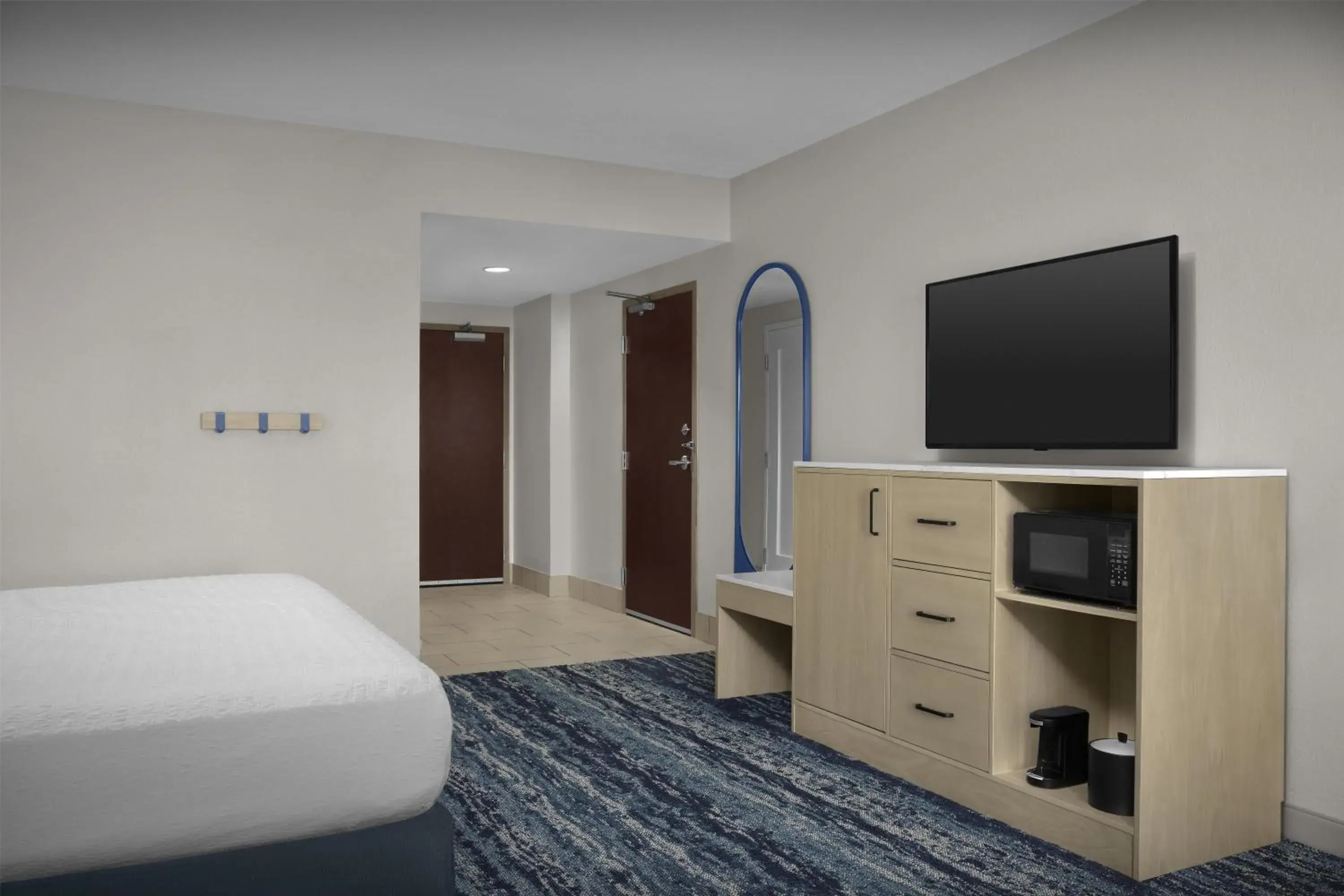 Bed in Hampton Inn & Suites Ocean City Bayfront-Convention Center Bed in Hampton Inn & Suites Ocean City Bayfront-Convention Center