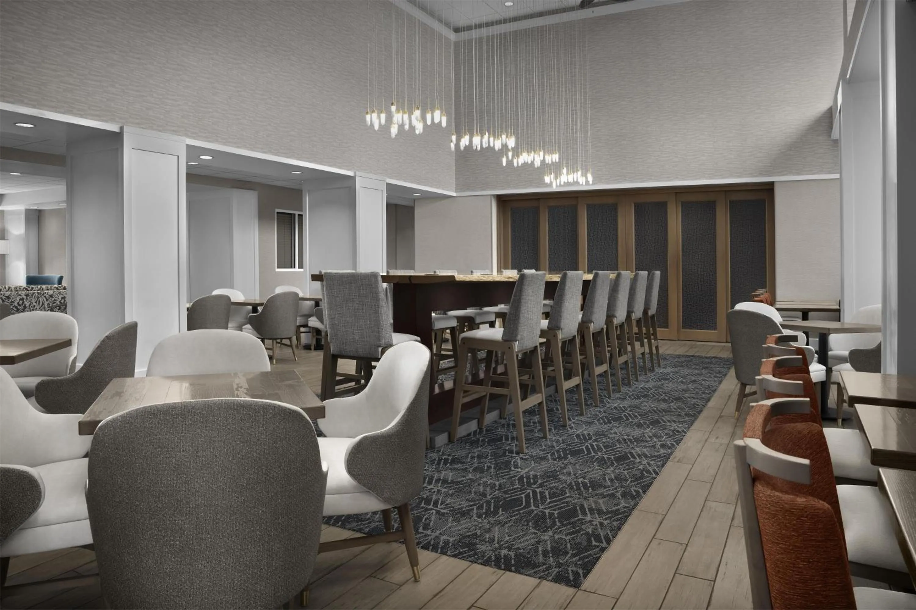 Breakfast in Hampton Inn & Suites Ocean City Bayfront-Convention Center