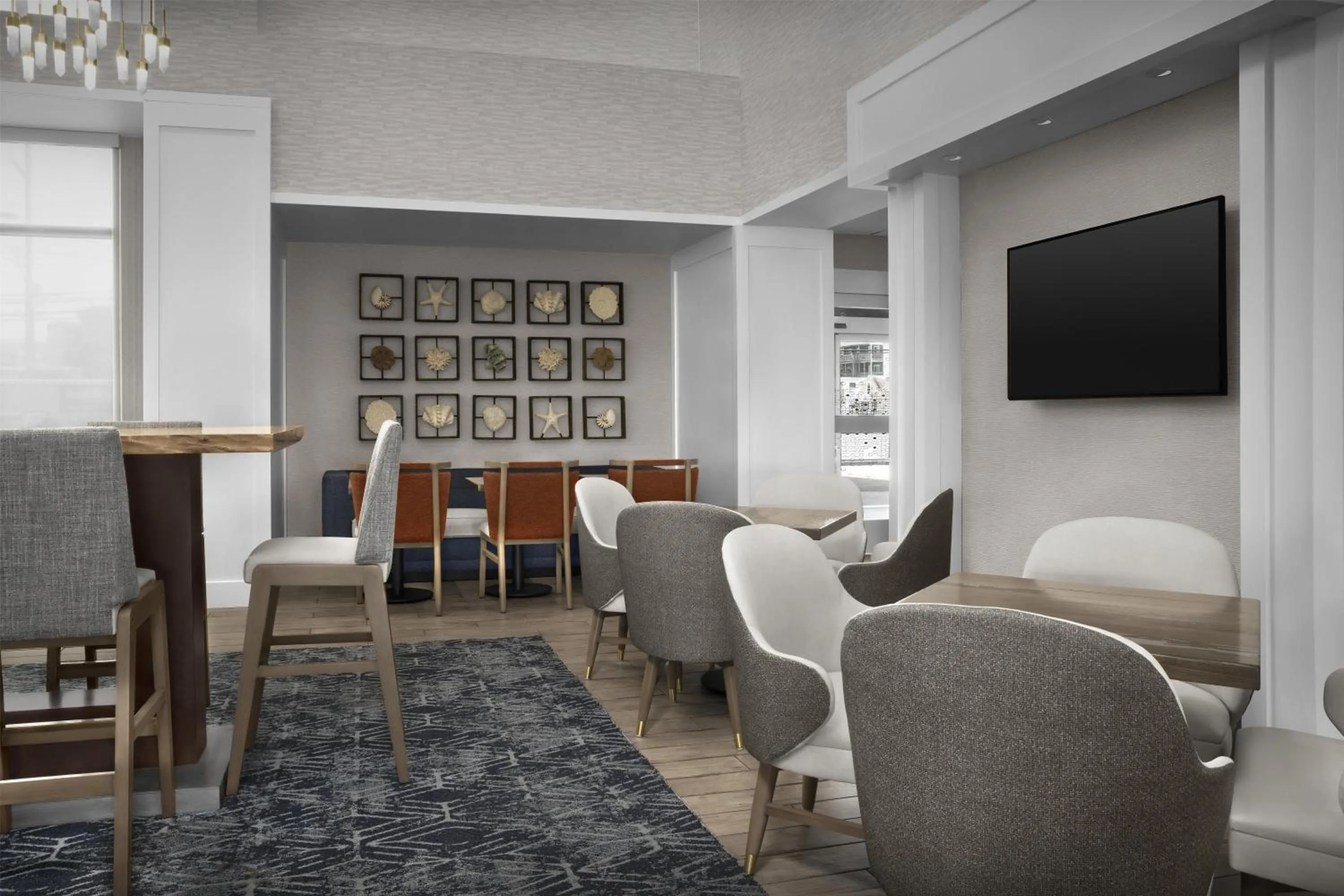 Lobby or reception in Hampton Inn & Suites Ocean City Bayfront-Convention Center