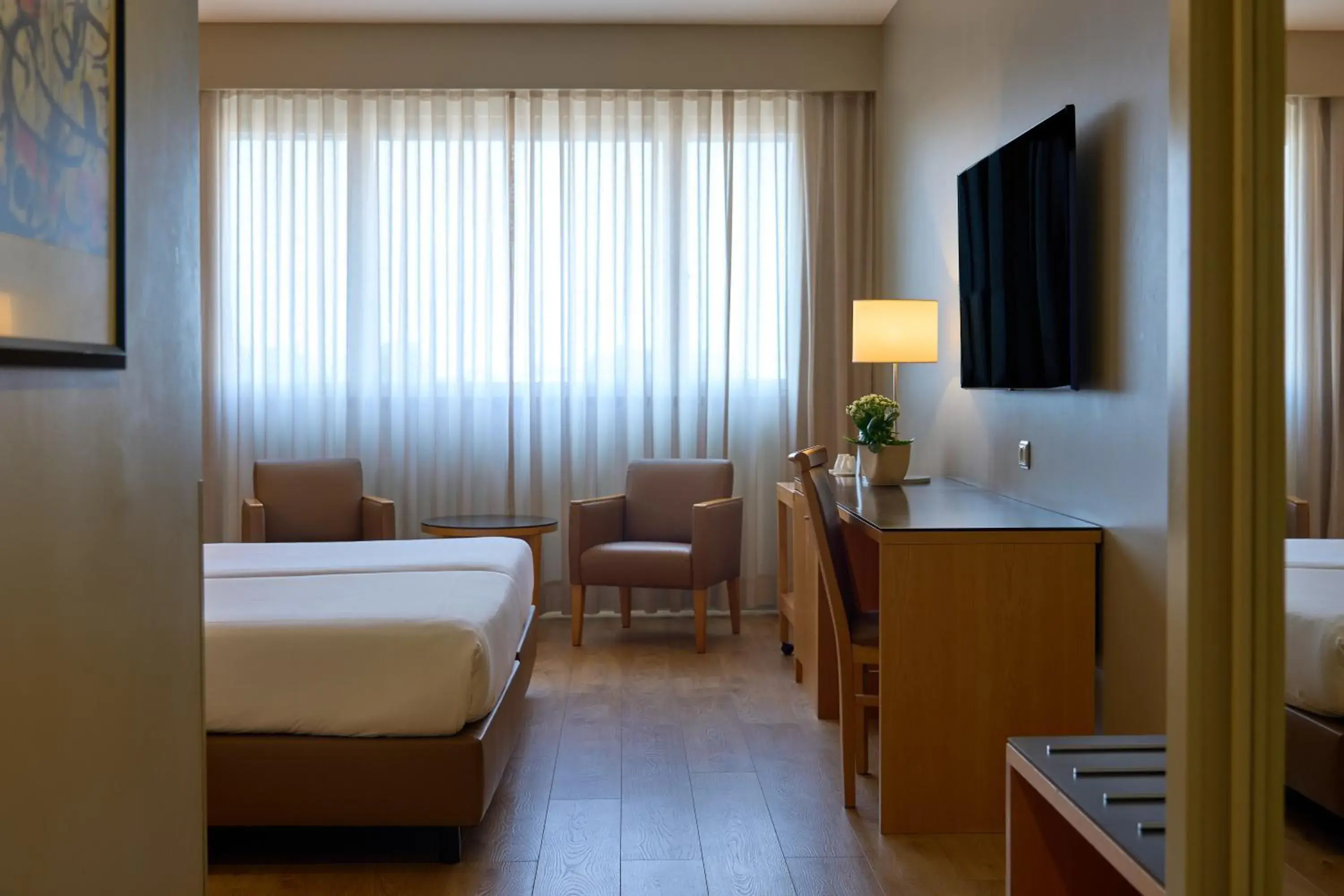 City view, Bed in Portus Cale Hotel City view, Bed in Portus Cale Hotel