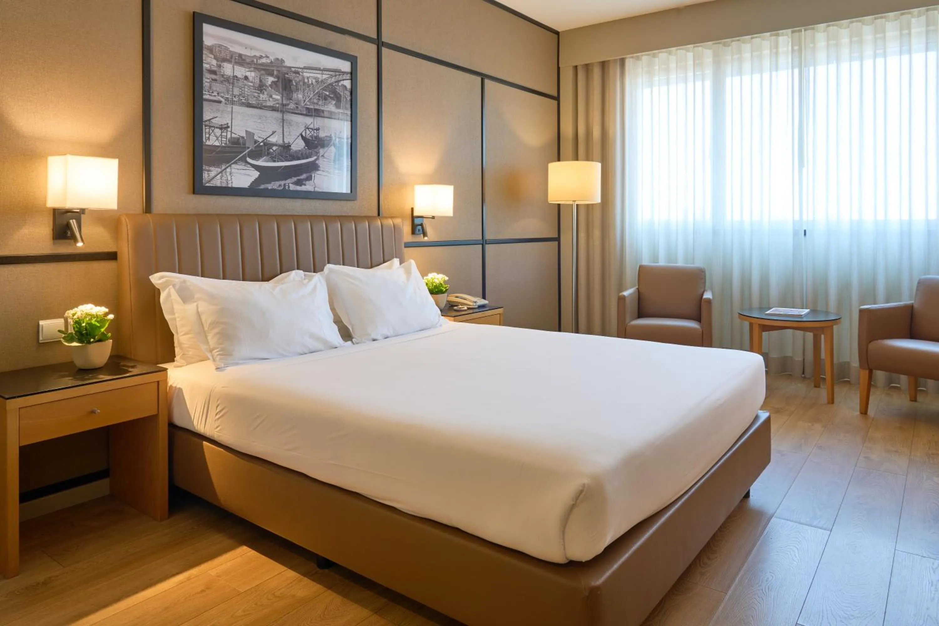 Bed in Portus Cale Hotel