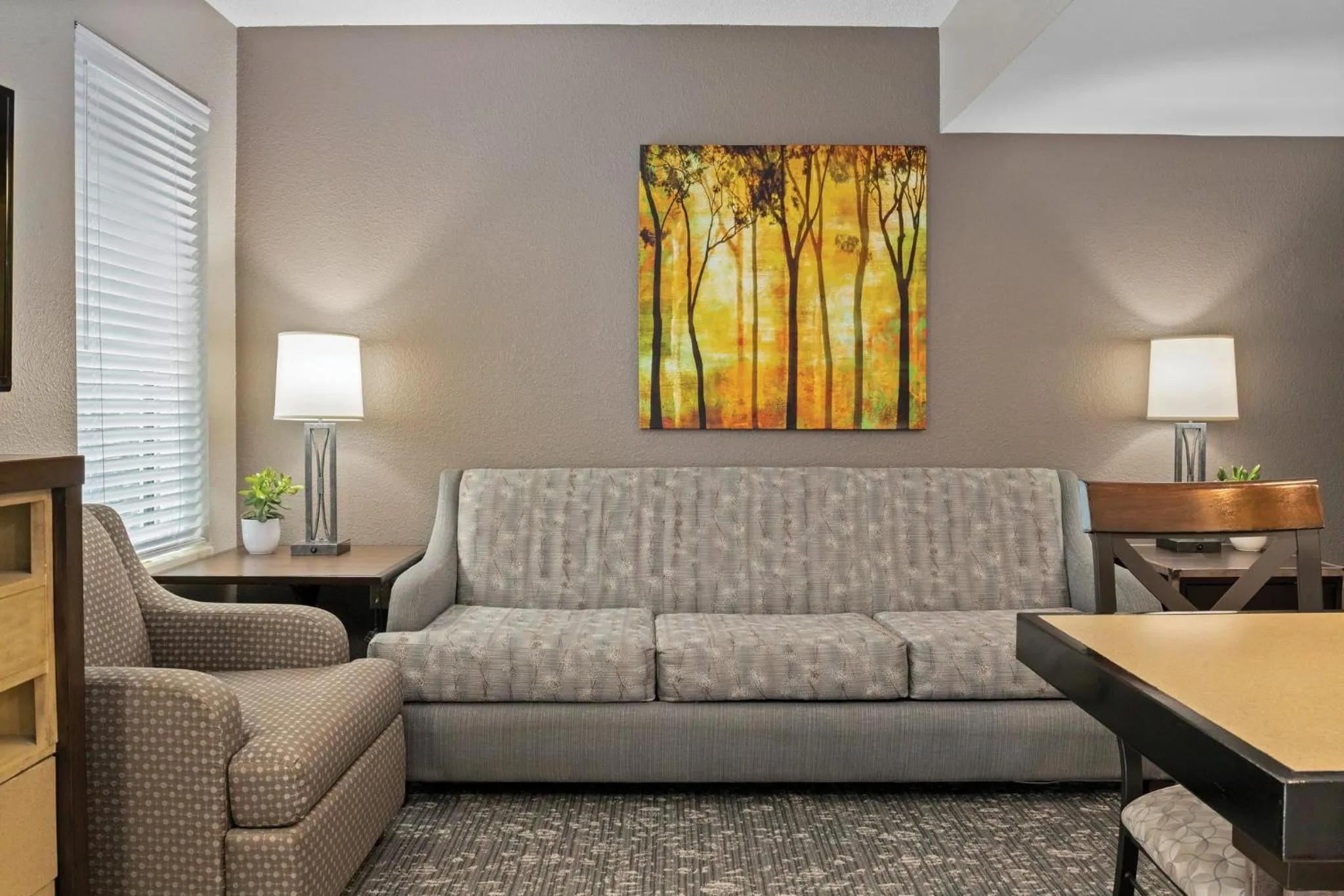 Living room in WorldMark Canmore-Banff