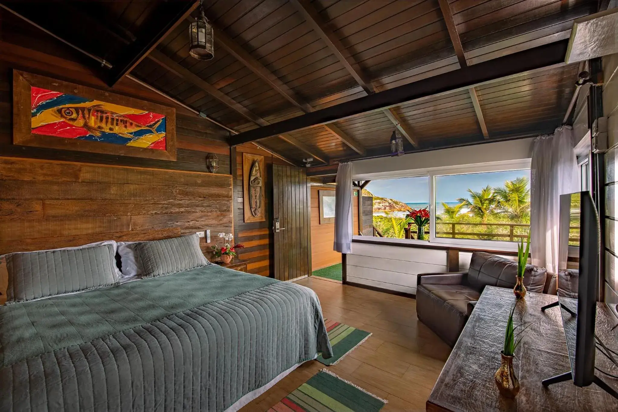 Double Room with Sea View - single occupancy in Grajagan Surf Resort Double Room with Sea View - single occupancy in Grajagan Surf Resort