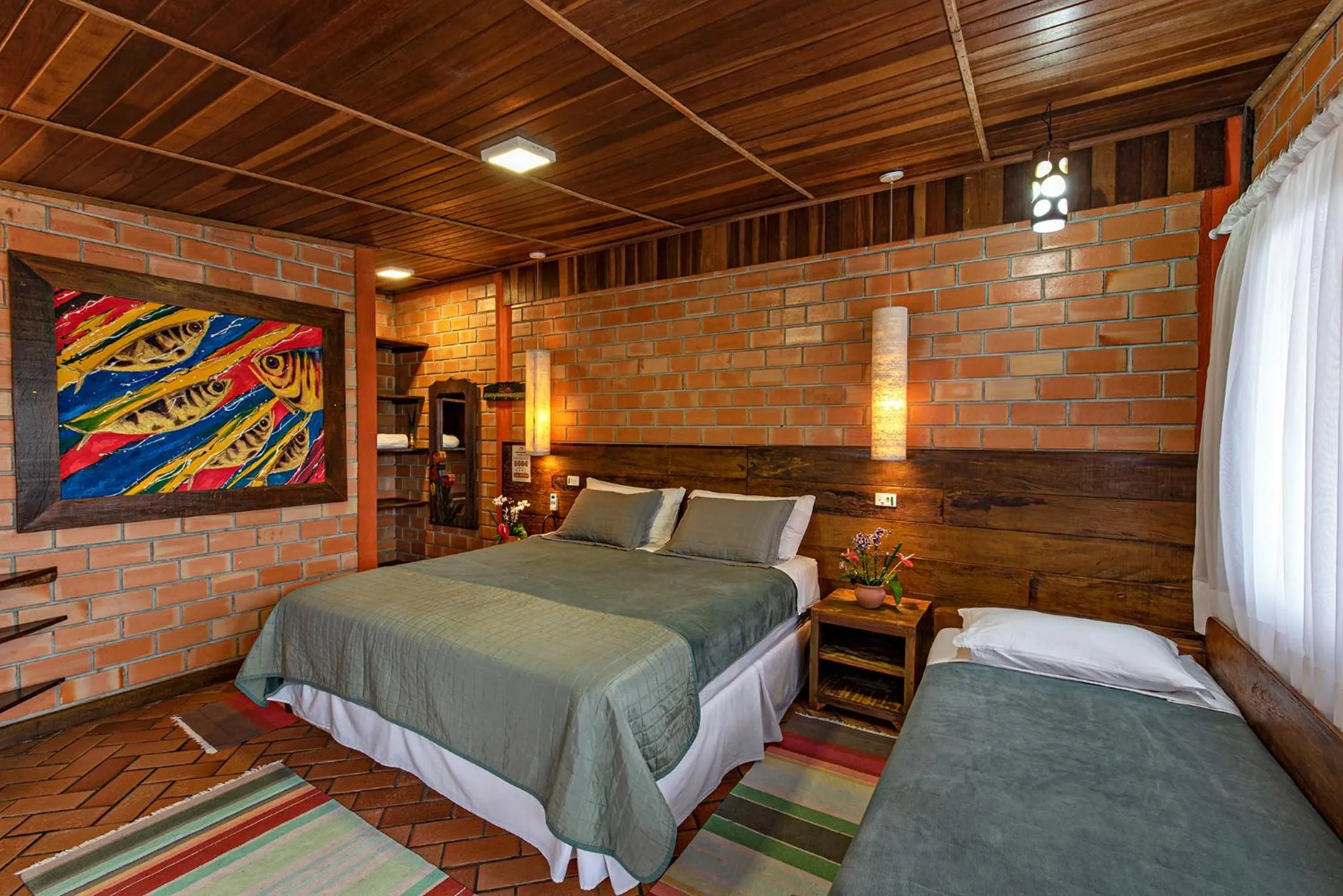 Classic Double Room with Garden View - single occupancy in Grajagan Surf Resort