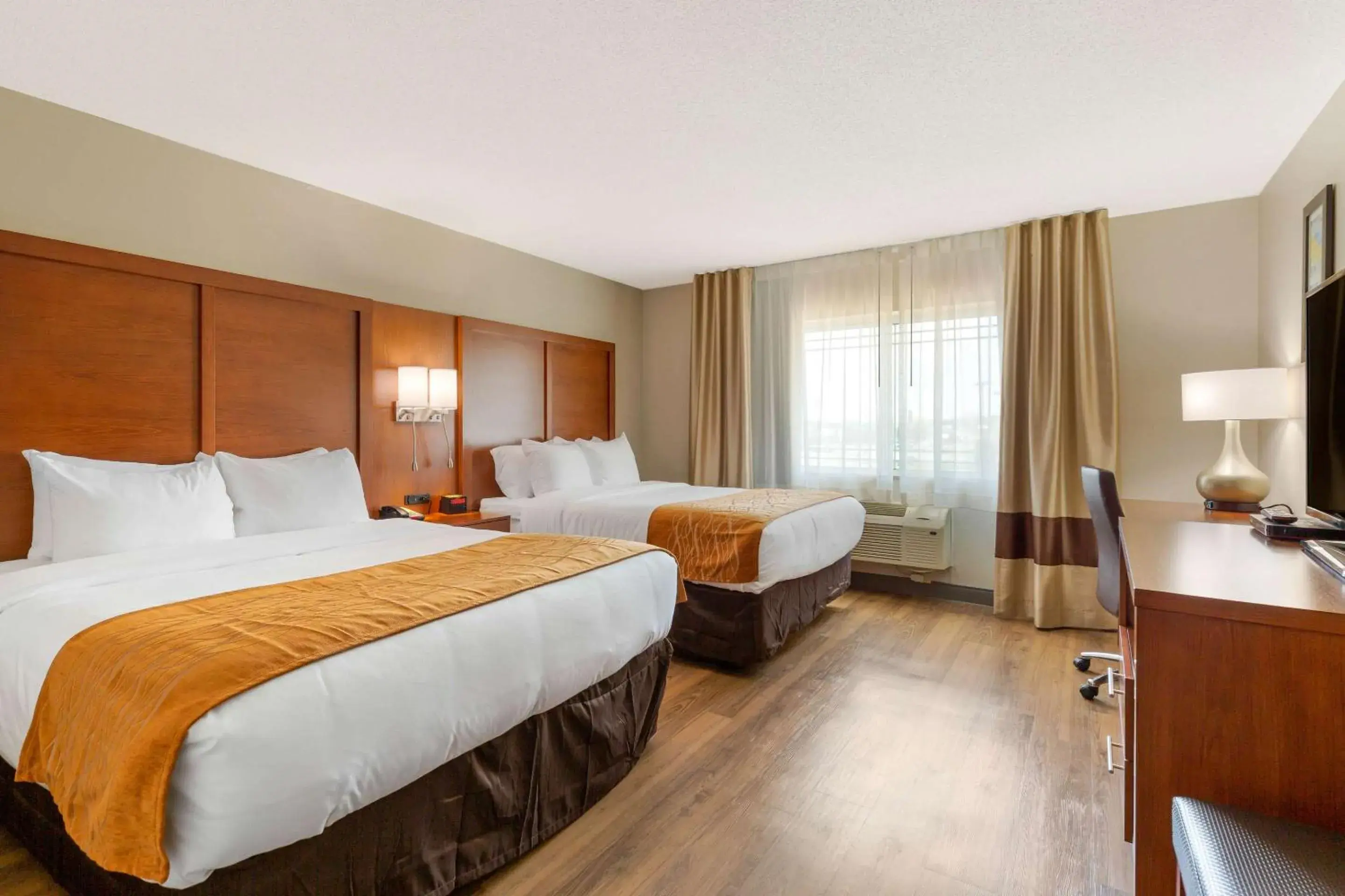 Standard Queen Room with Two Queen Beds - Non-Smoking in Comfort Inn & Suites Milford Standard Queen Room with Two Queen Beds - Non-Smoking in Comfort Inn & Suites Milford