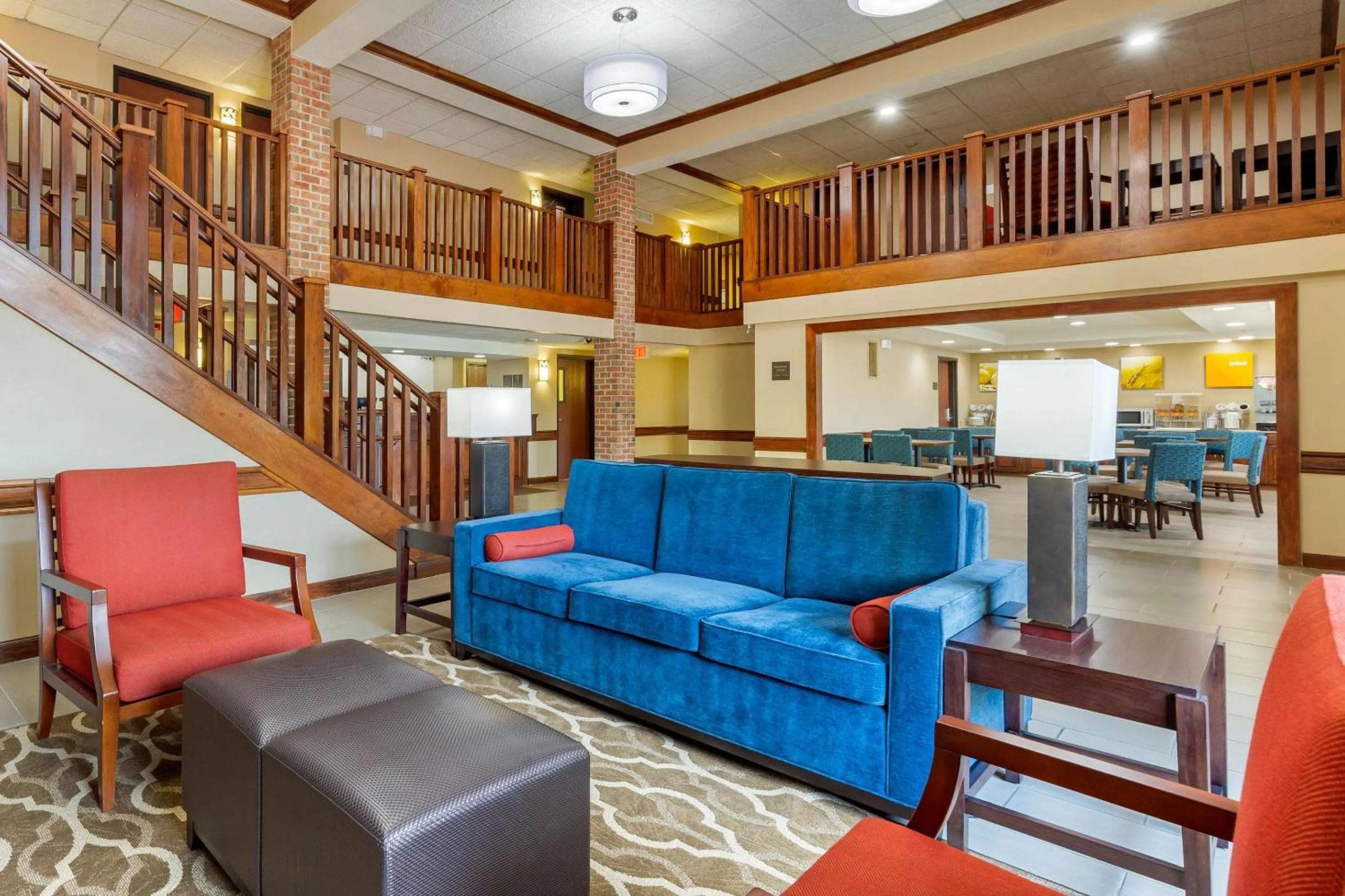 Lobby or reception in Comfort Inn & Suites Milford