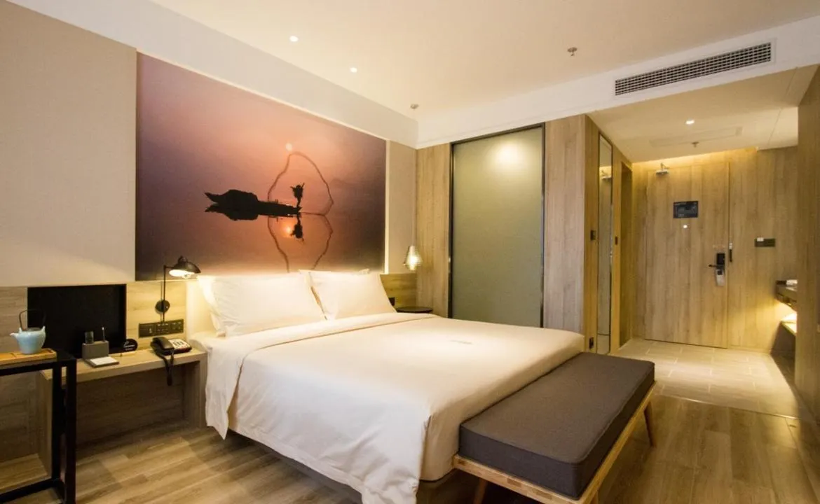 Bed in Atour Hotel Shenyang Hunnan Olympic Sports Center