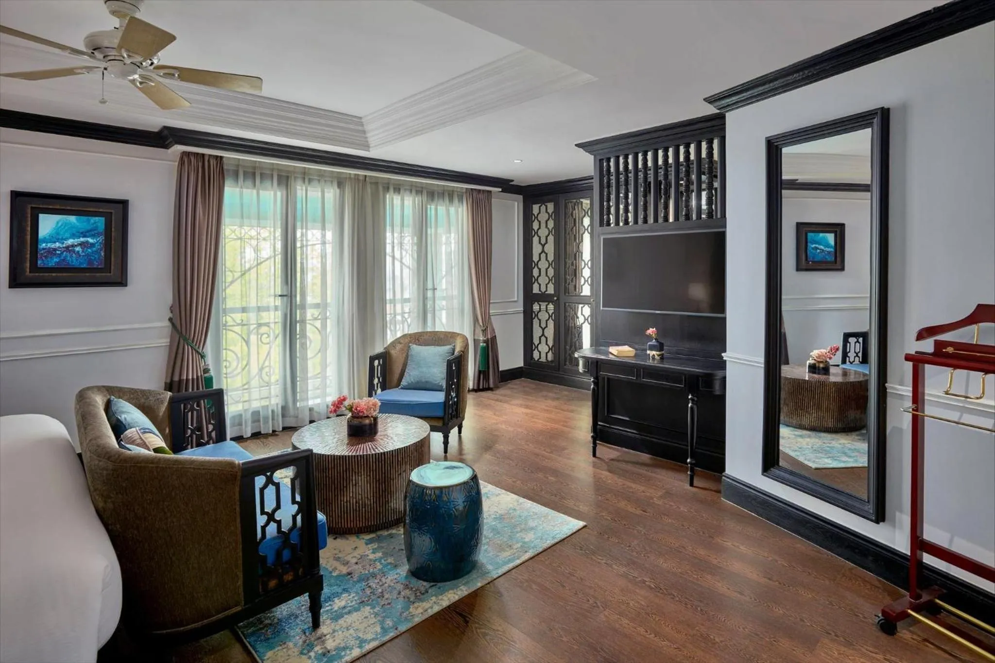 Seating area, Bed in Aira Boutique Hanoi Hotel & Spa