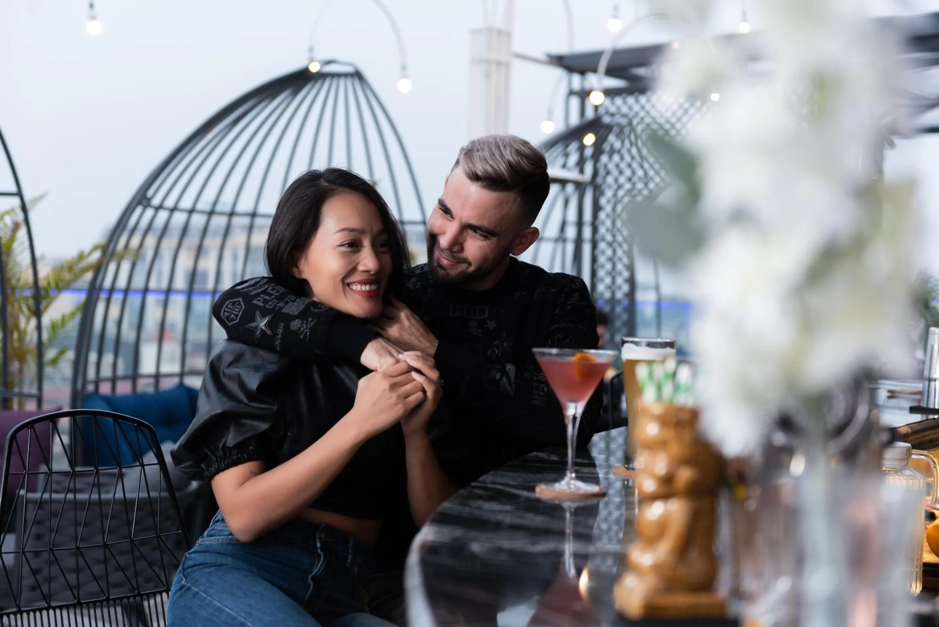 Lounge or bar in Aira Boutique Hanoi Hotel & Spa