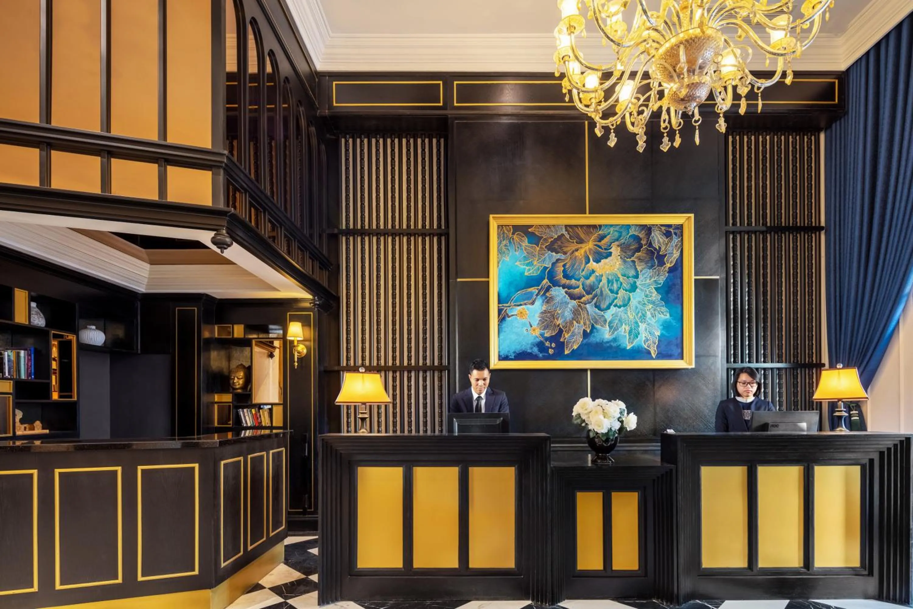 Lobby or reception in Aira Boutique Hanoi Hotel & Spa